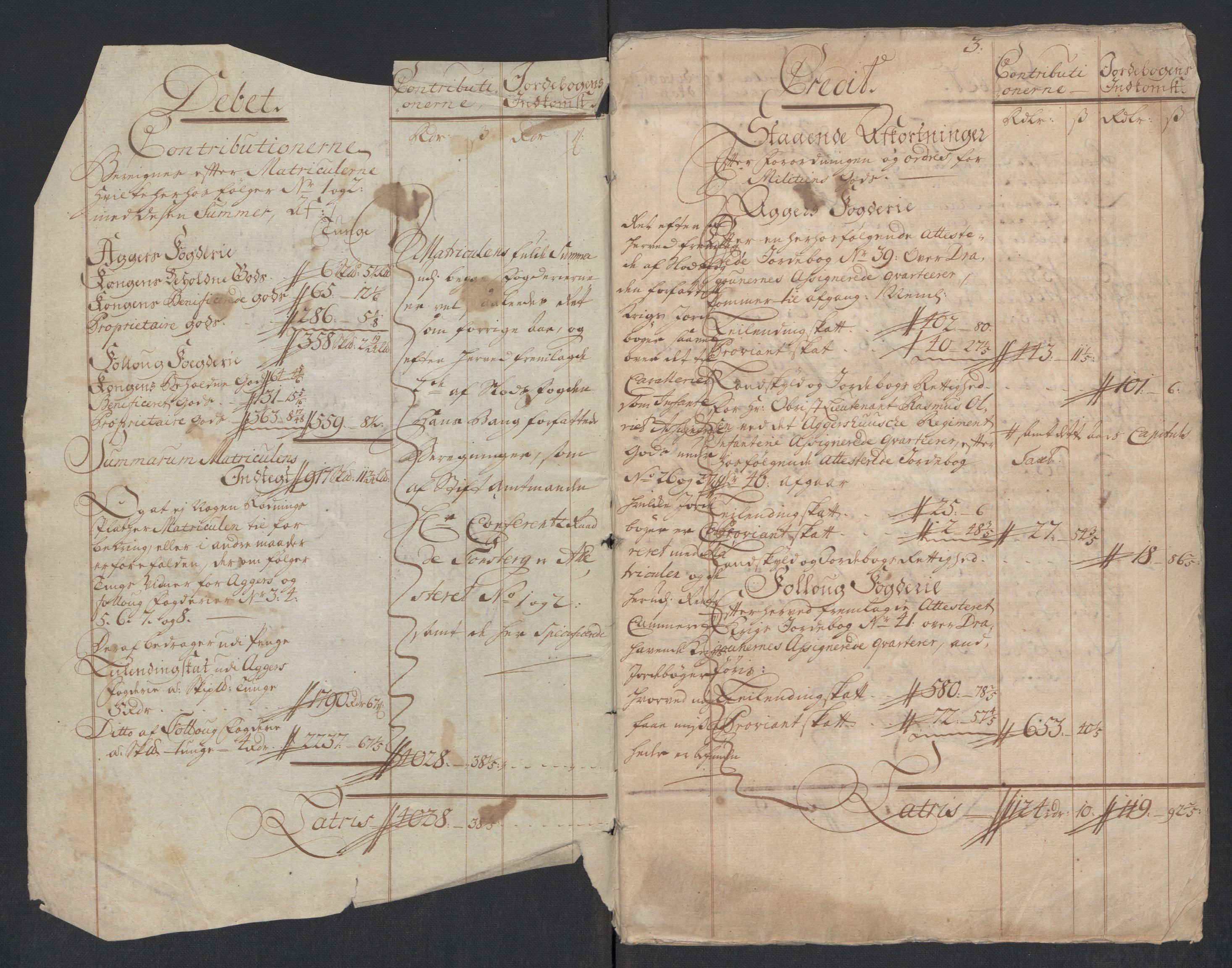 Rentekammeret inntil 1814, Reviderte regnskaper, Fogderegnskap, AV/RA-EA-4092/R10/L0456: Fogderegnskap Aker og Follo, 1718, s. 4