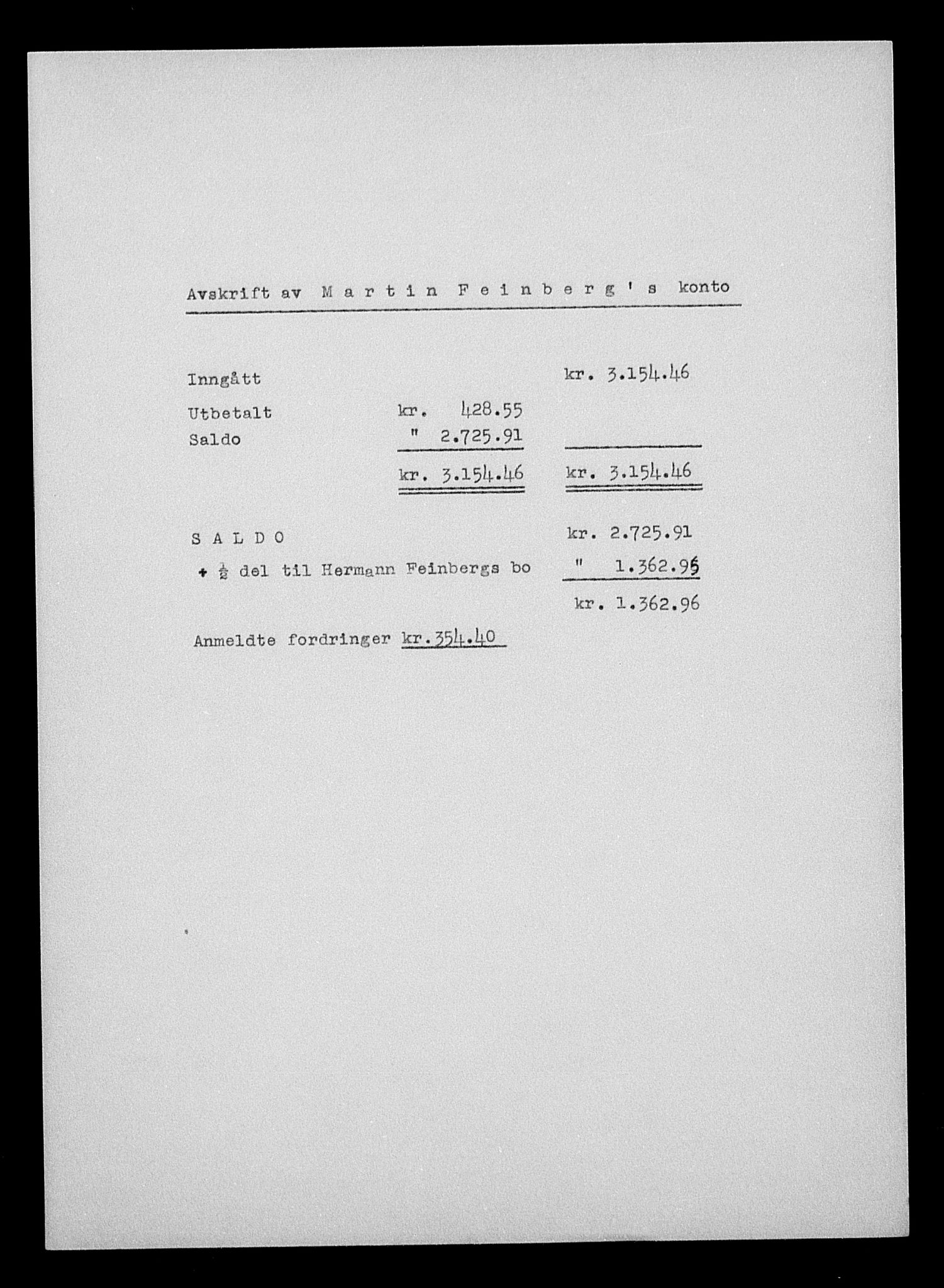 Justisdepartementet, Tilbakeføringskontoret for inndratte formuer, AV/RA-S-1564/H/Hc/Hcc/L0934: --, 1945-1947, s. 536