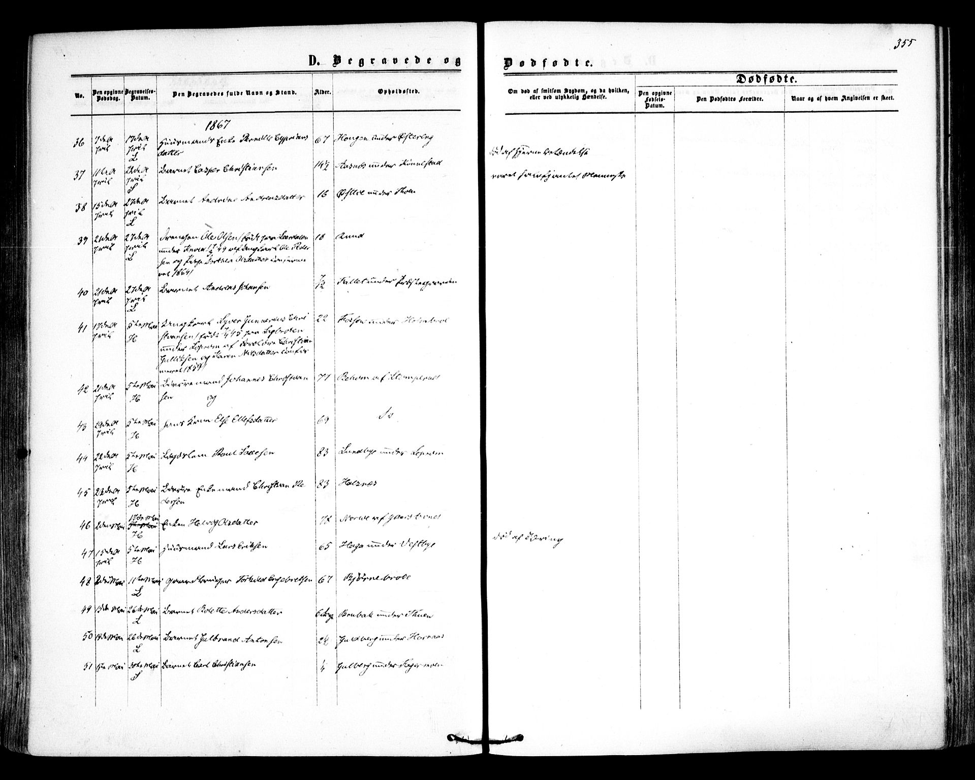 Høland prestekontor Kirkebøker, AV/SAO-A-10346a/F/Fa/L0011: Ministerialbok nr. I 11, 1862-1869, s. 355