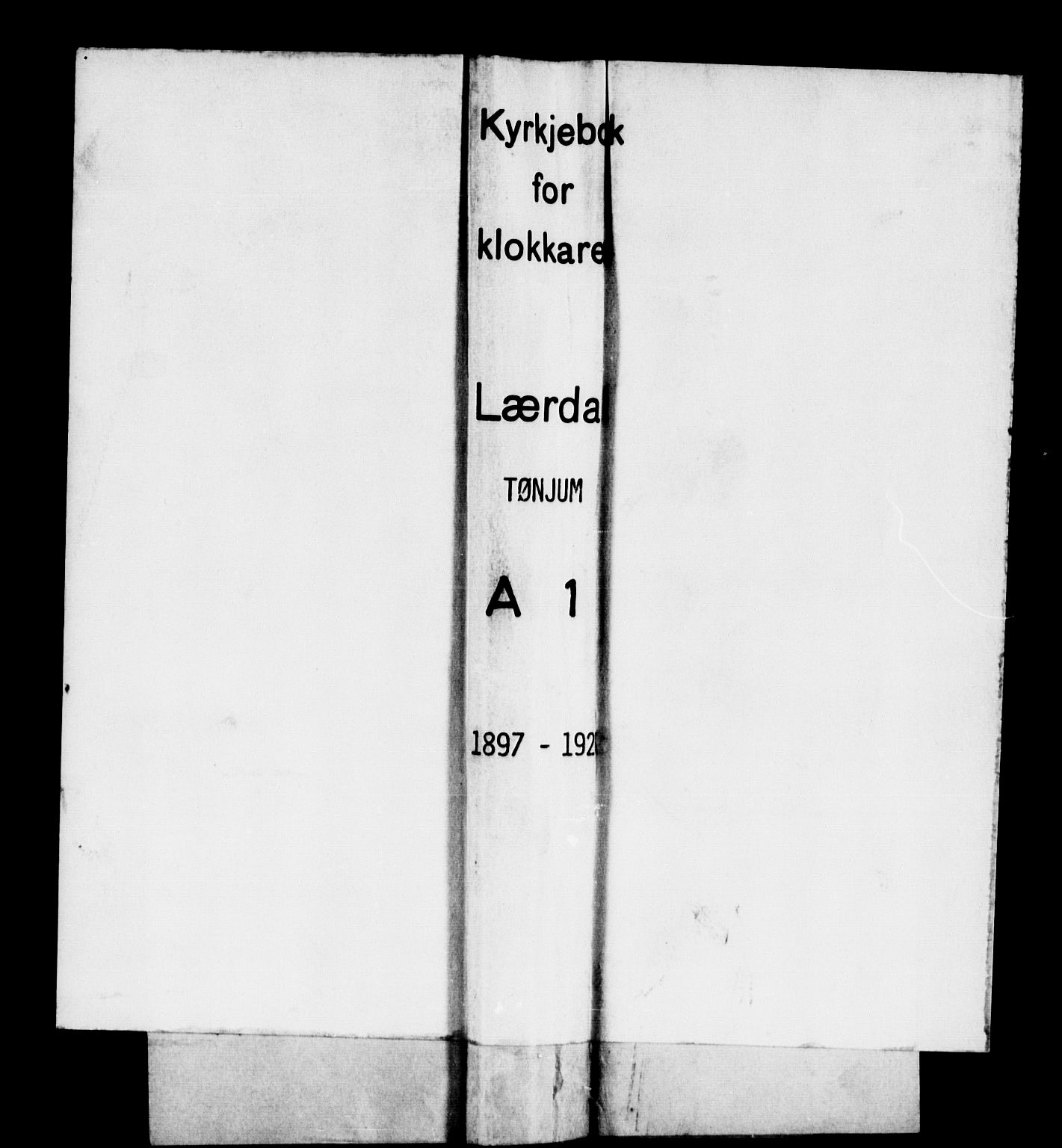 Lærdal sokneprestembete, AV/SAB-A-81201: Klokkerbok nr. A 1, 1897-1920