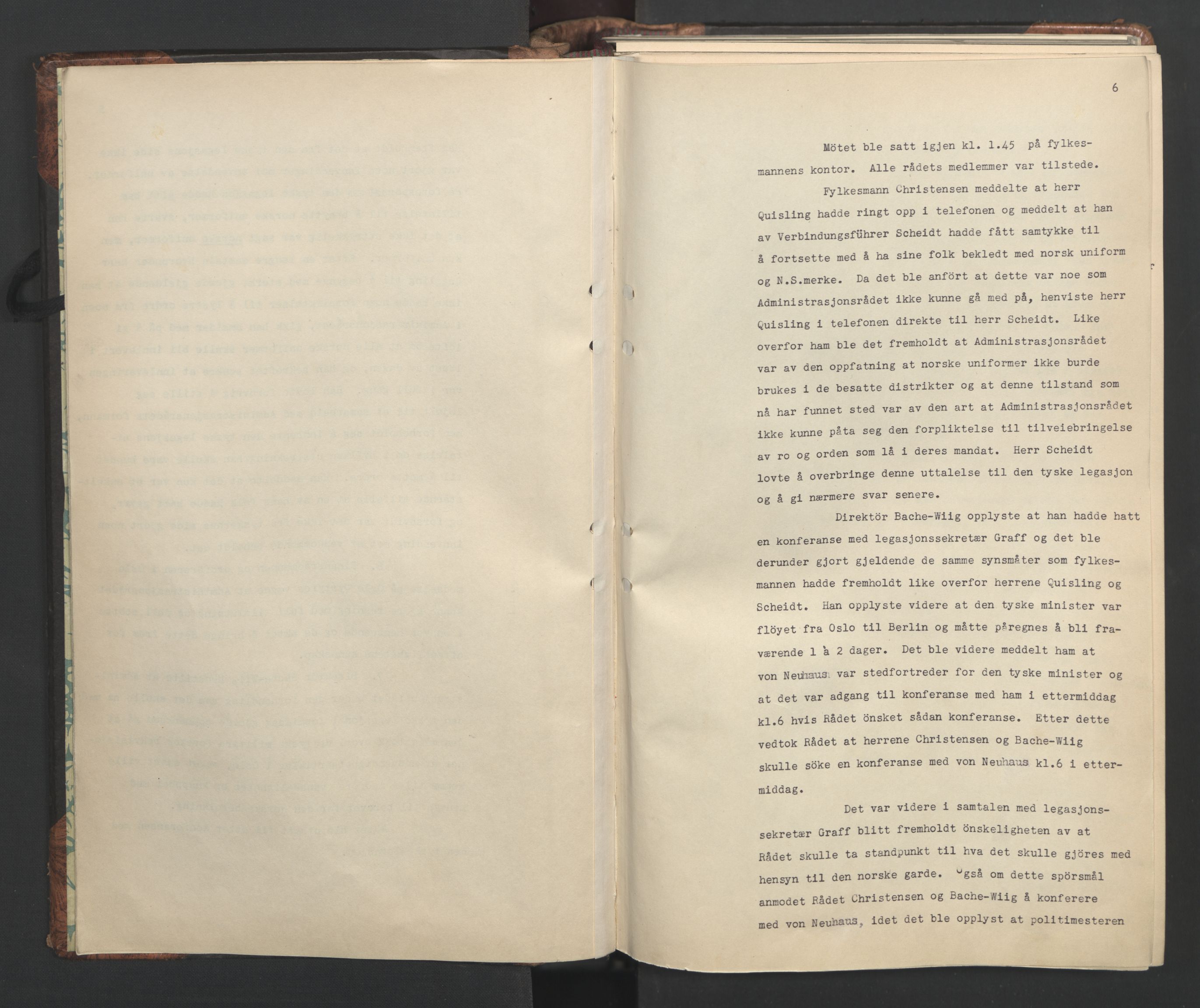 Administrasjonsrådet, AV/RA-S-1004/A/L0001: Møteprotokoll med tillegg 15/4-25/9, 1940, s. 6