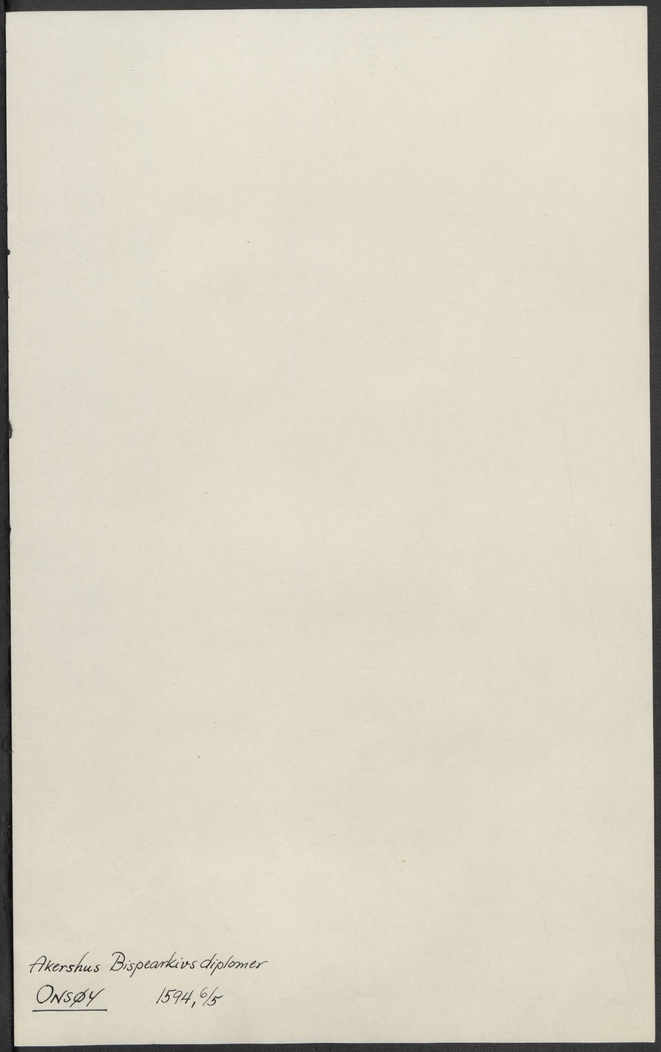 Riksarkivets diplomsamling, RA/EA-5965/F15/L0003: Prestearkiv - Østfold, 1594-1700, s. 46
