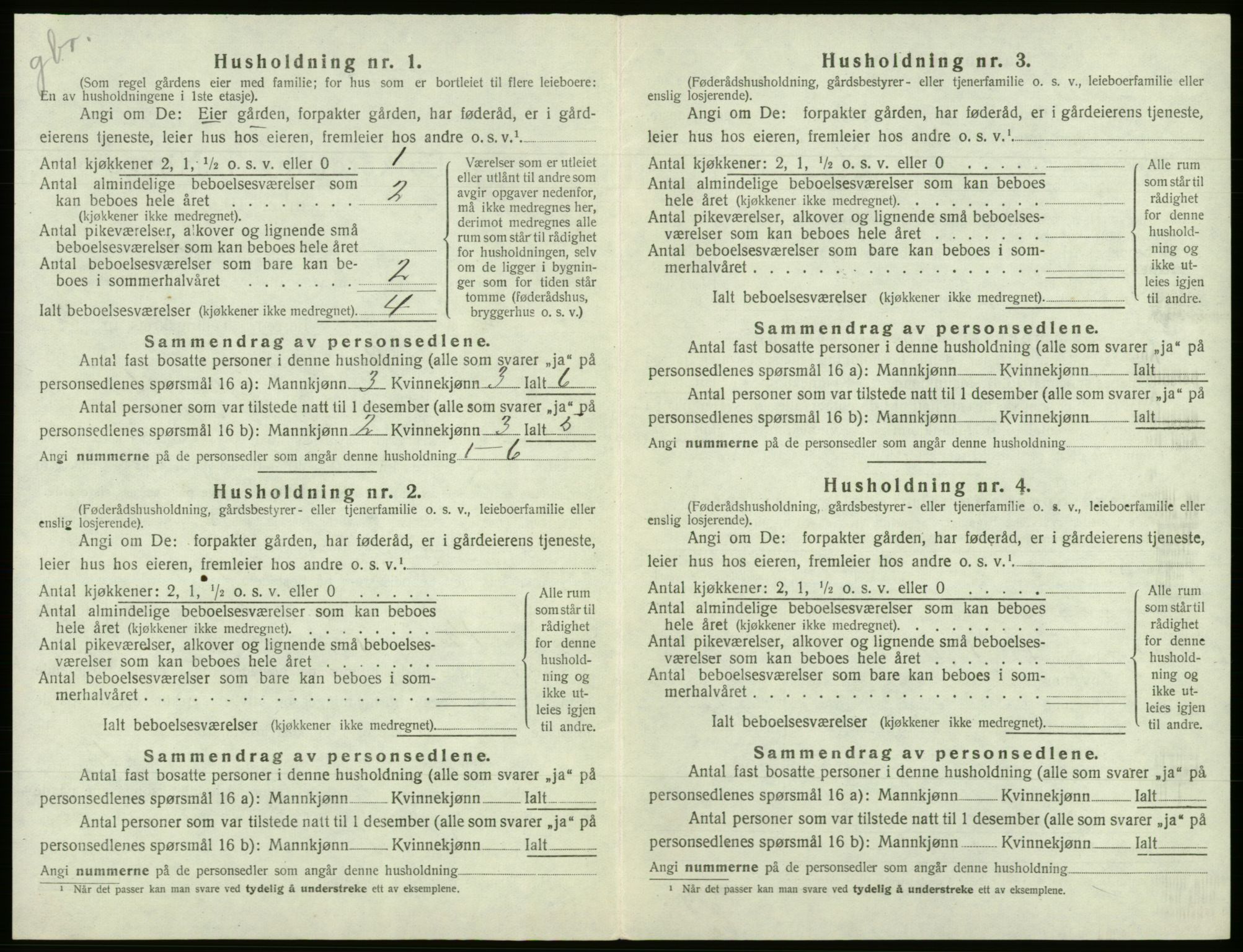 SAB, Folketelling 1920 for 1241 Fusa herred, 1920, s. 88