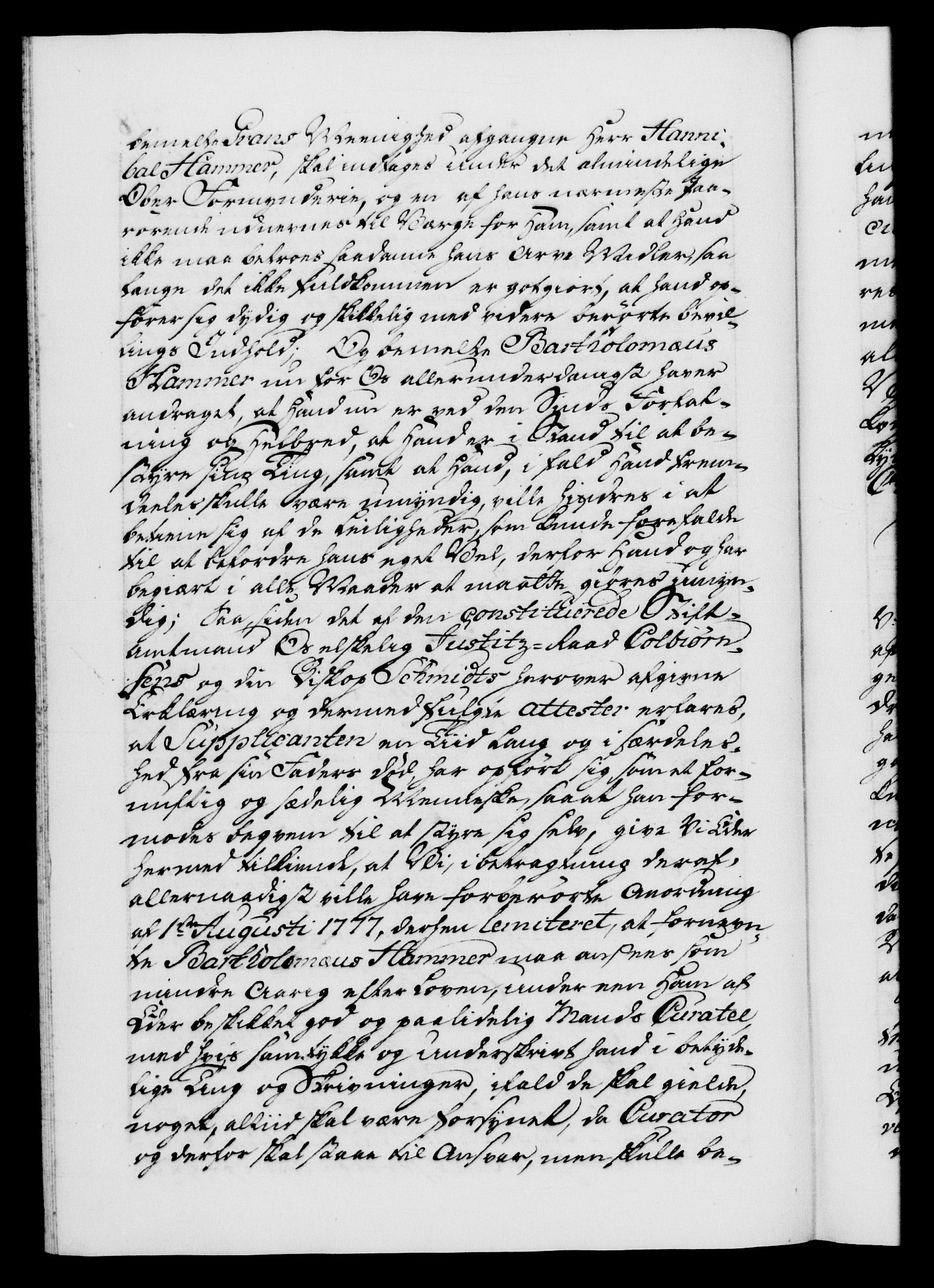 Danske Kanselli 1572-1799, AV/RA-EA-3023/F/Fc/Fca/Fcab/L0042: Norske tegnelser, 1777-1781, s. 218b