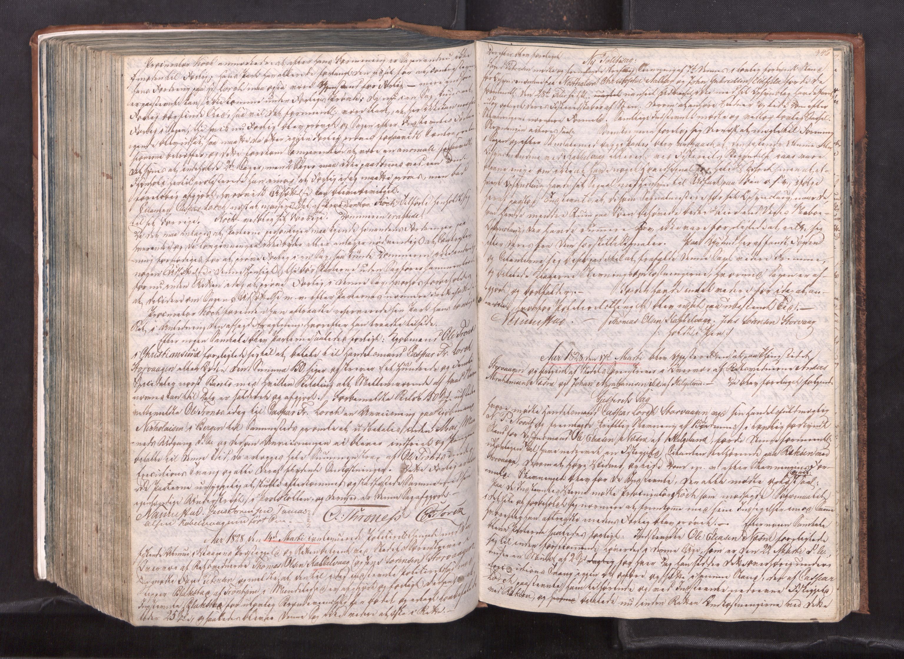 Vesterålen sorenskriveri, AV/SAT-A-4180/1/1/1A/L0018: Tingbok, 1820-1832, s. 345b-346a
