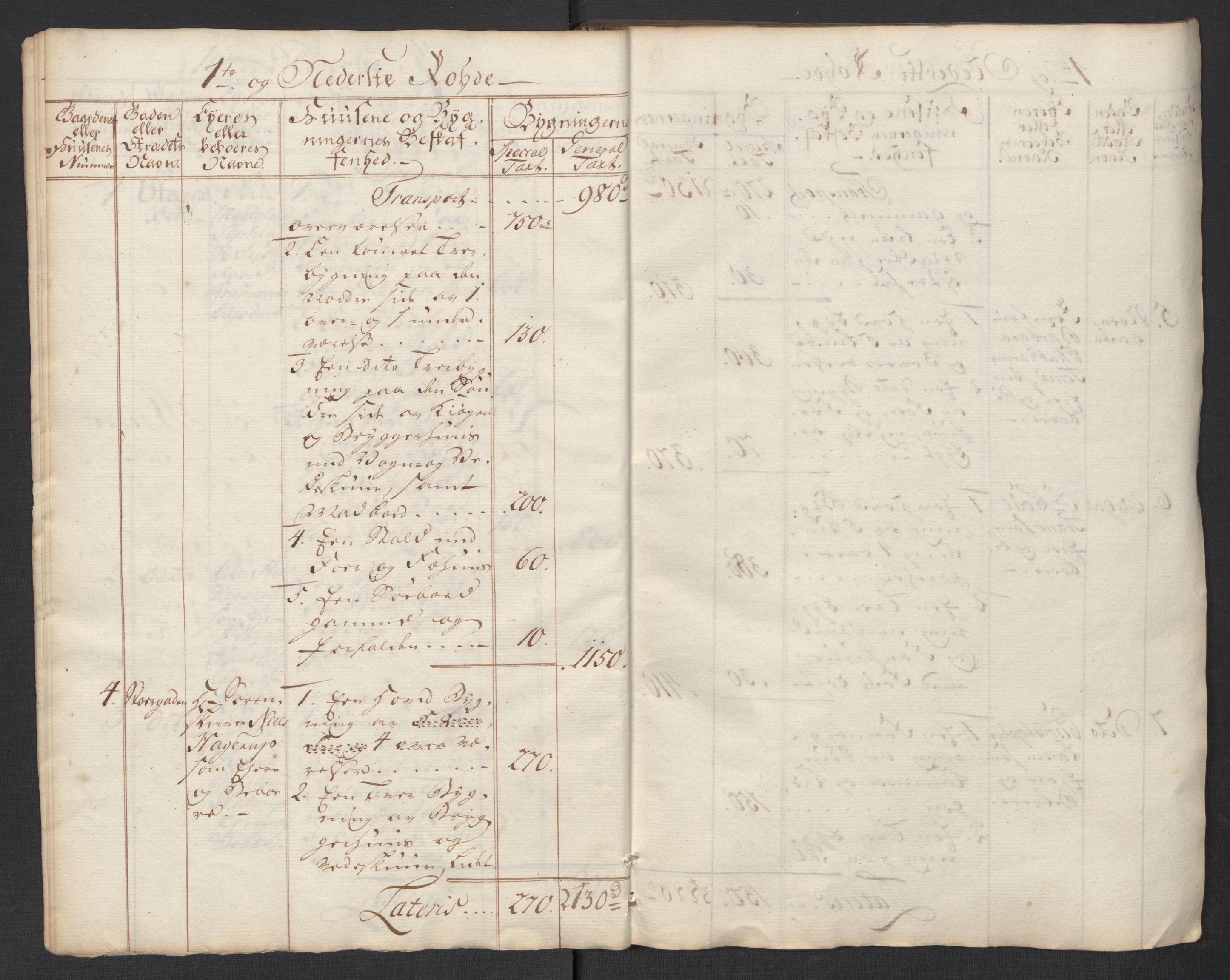 Kommersekollegiet, Brannforsikringskontoret 1767-1814, AV/RA-EA-5458/F/Fa/L0040/0002: Moss / Branntakstprotokoll, 1767, s. 7