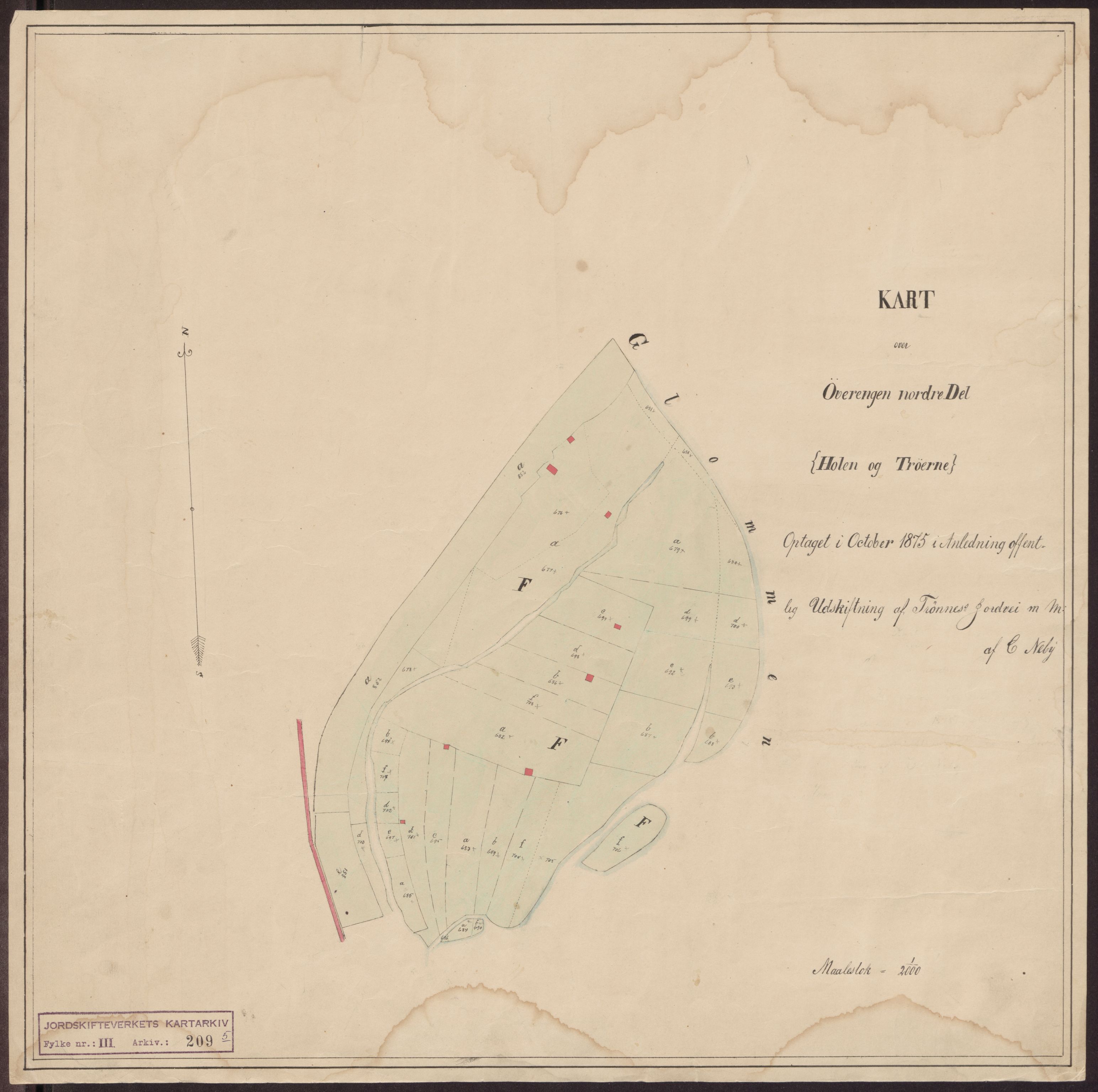 Jordskifteverkets kartarkiv, AV/RA-S-3929/T, 1859-1988, s. 286