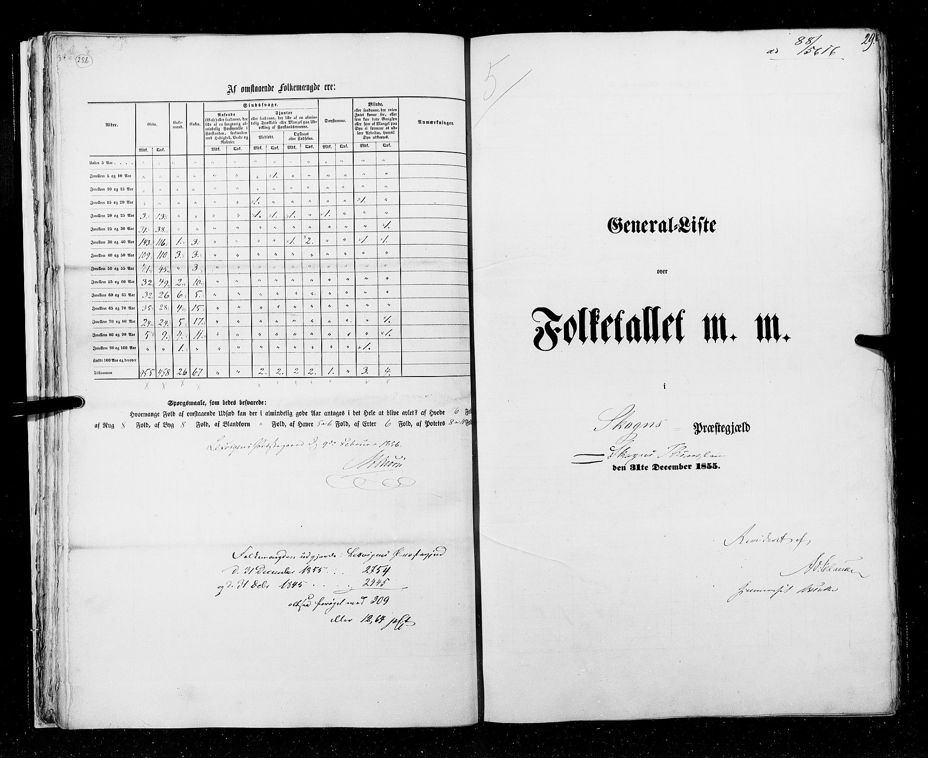 RA, Folketellingen 1855, bind 6A: Nordre Trondhjem amt og Nordland amt, 1855, s. 29