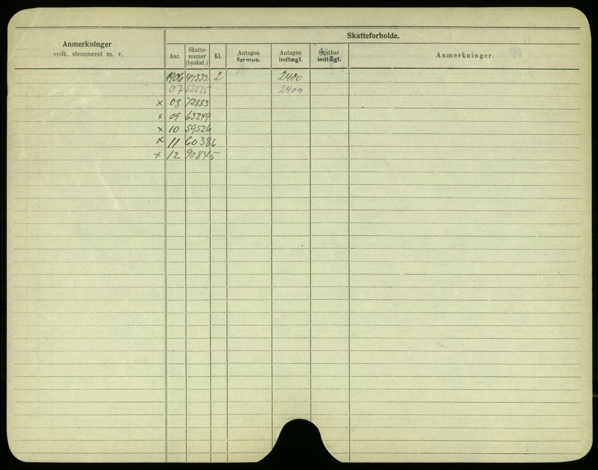 Oslo folkeregister, Registerkort, SAO/A-11715/F/Fa/Fac/L0005: Menn, 1906-1914, s. 652b