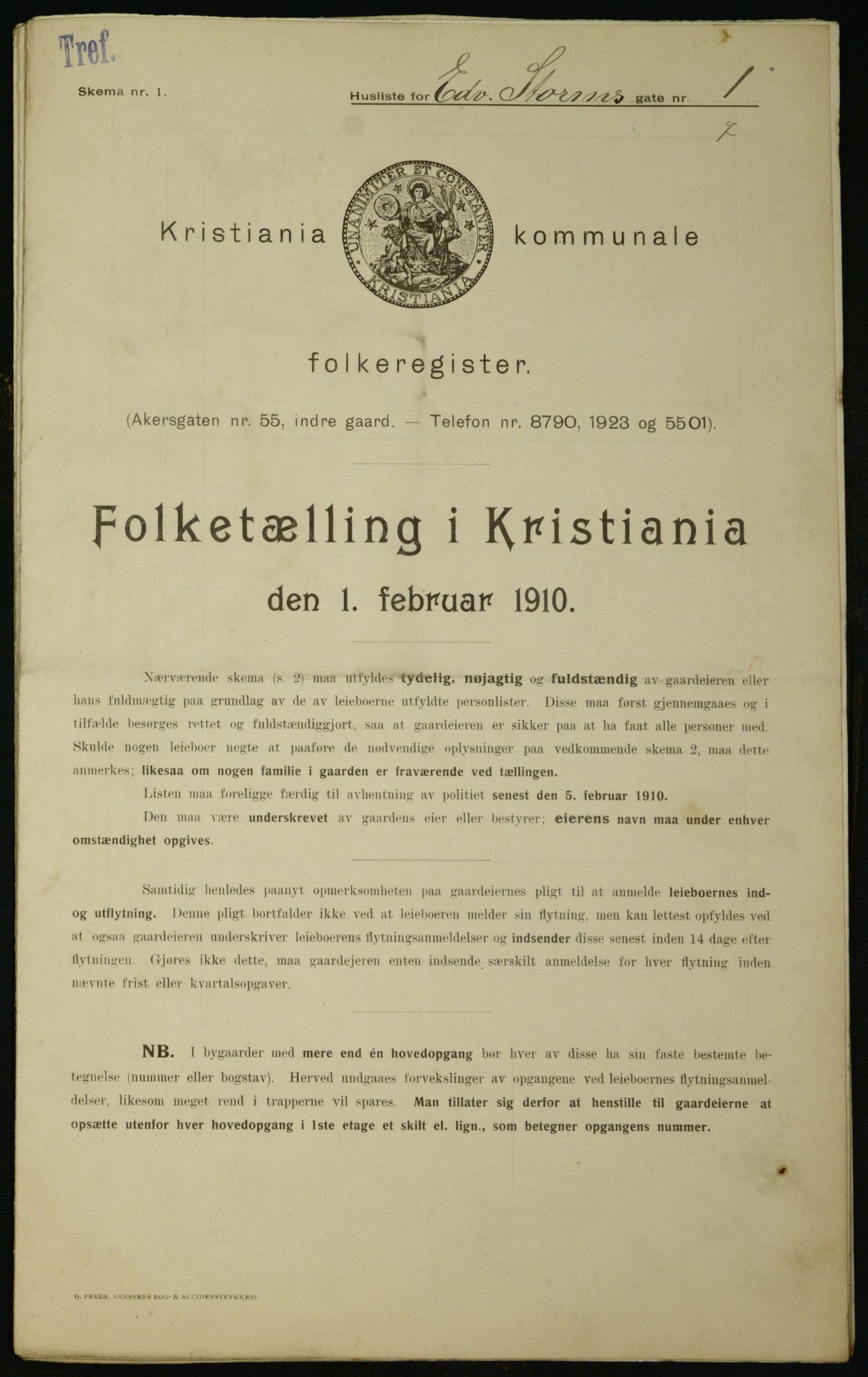OBA, Kommunal folketelling 1.2.1910 for Kristiania, 1910, s. 17747