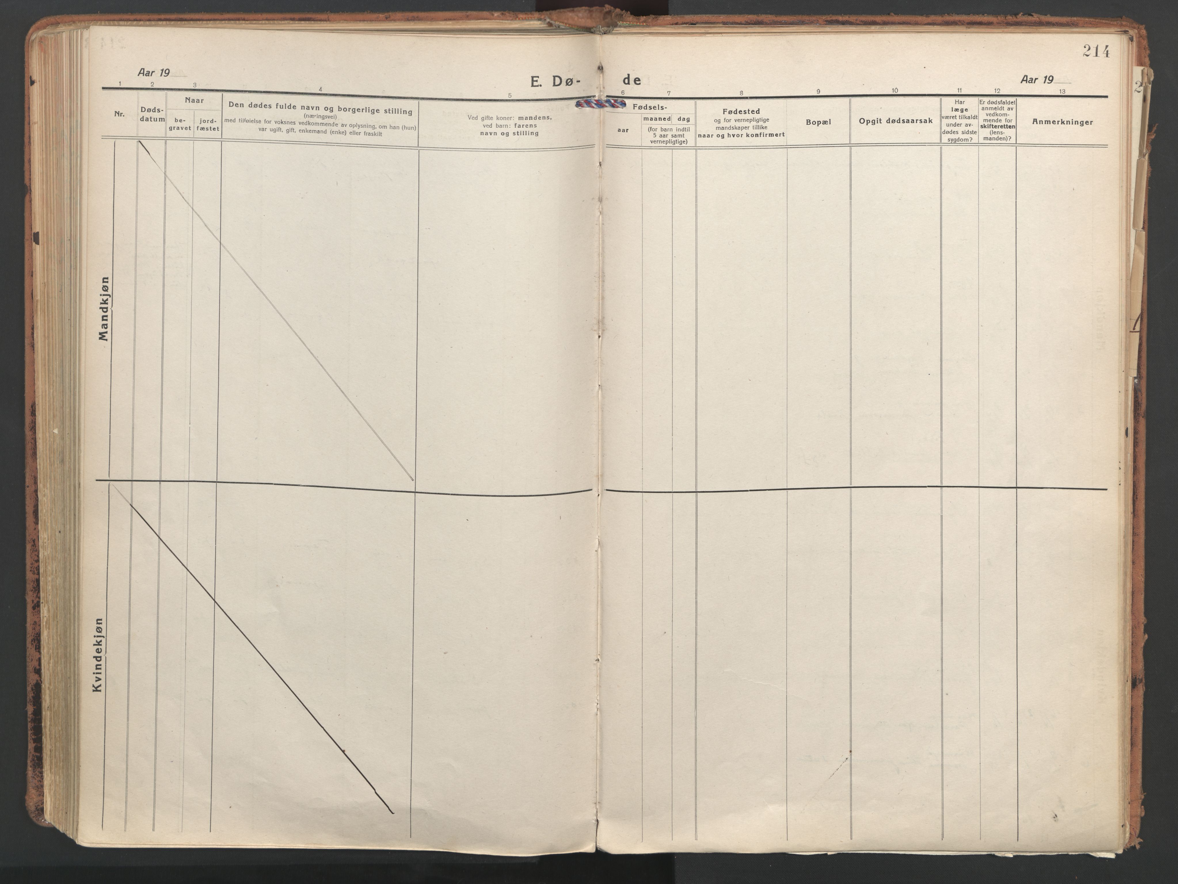 Ministerialprotokoller, klokkerbøker og fødselsregistre - Møre og Romsdal, SAT/A-1454/513/L0180: Ministerialbok nr. 513A07, 1919-1929, s. 214