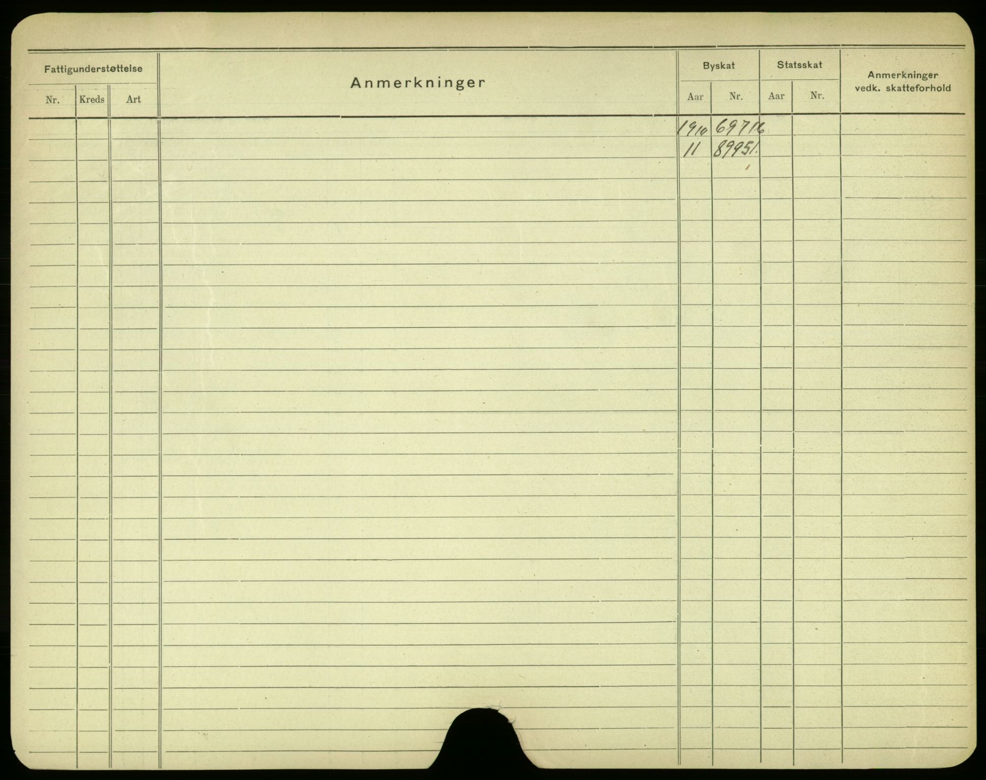 Oslo folkeregister, Registerkort, AV/SAO-A-11715/F/Fa/Fac/L0005: Menn, 1906-1914, s. 475b