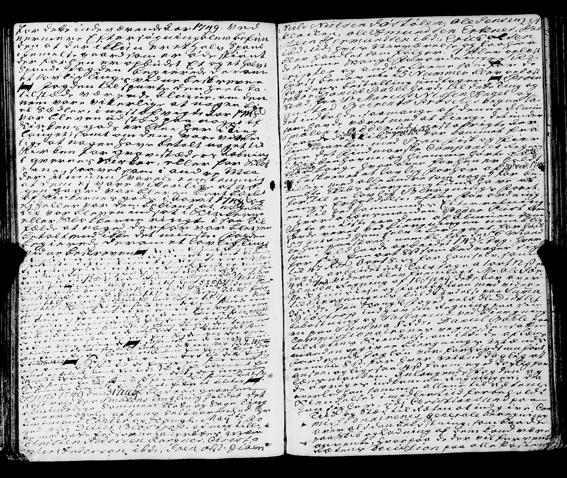 Nordmøre sorenskriveri, SAT/A-4132/1/1/1A/L0022: Tingbok nr. 21, 1744-1751, s. 284