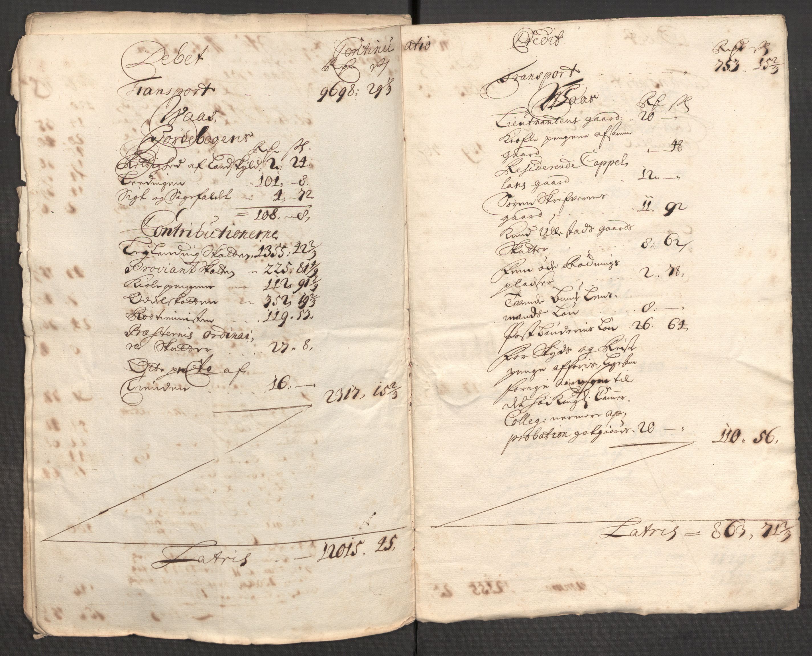 Rentekammeret inntil 1814, Reviderte regnskaper, Fogderegnskap, RA/EA-4092/R51/L3185: Fogderegnskap Nordhordland og Voss, 1700-1701, s. 265