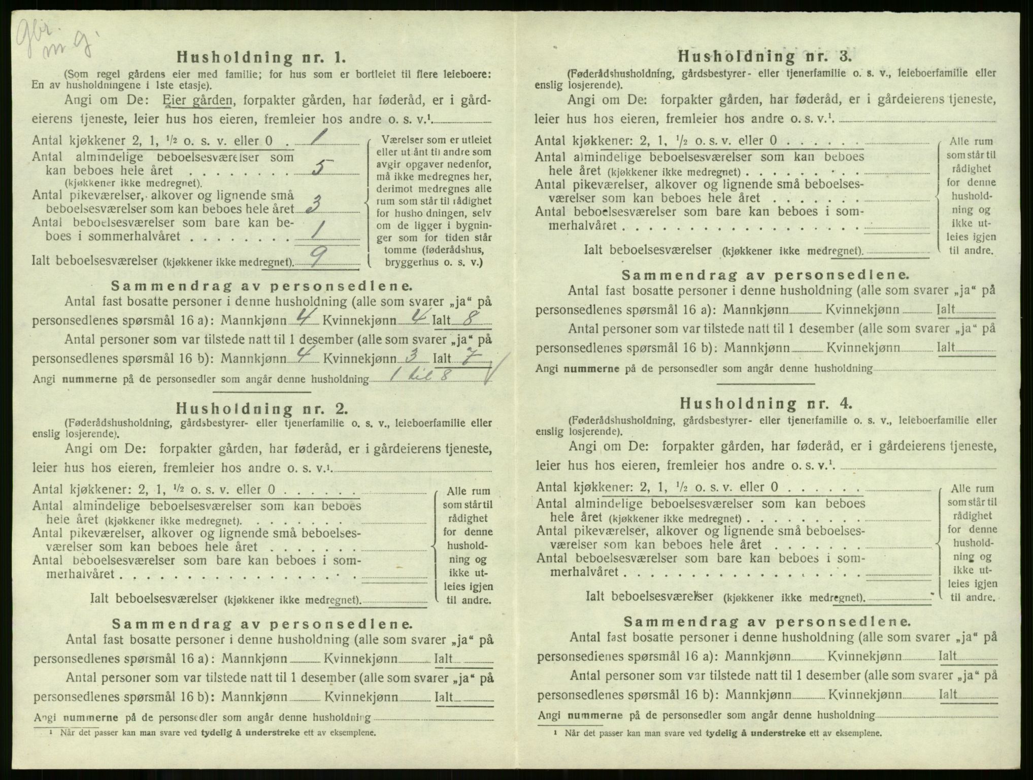 SAKO, Folketelling 1920 for 0719 Andebu herred, 1920, s. 204