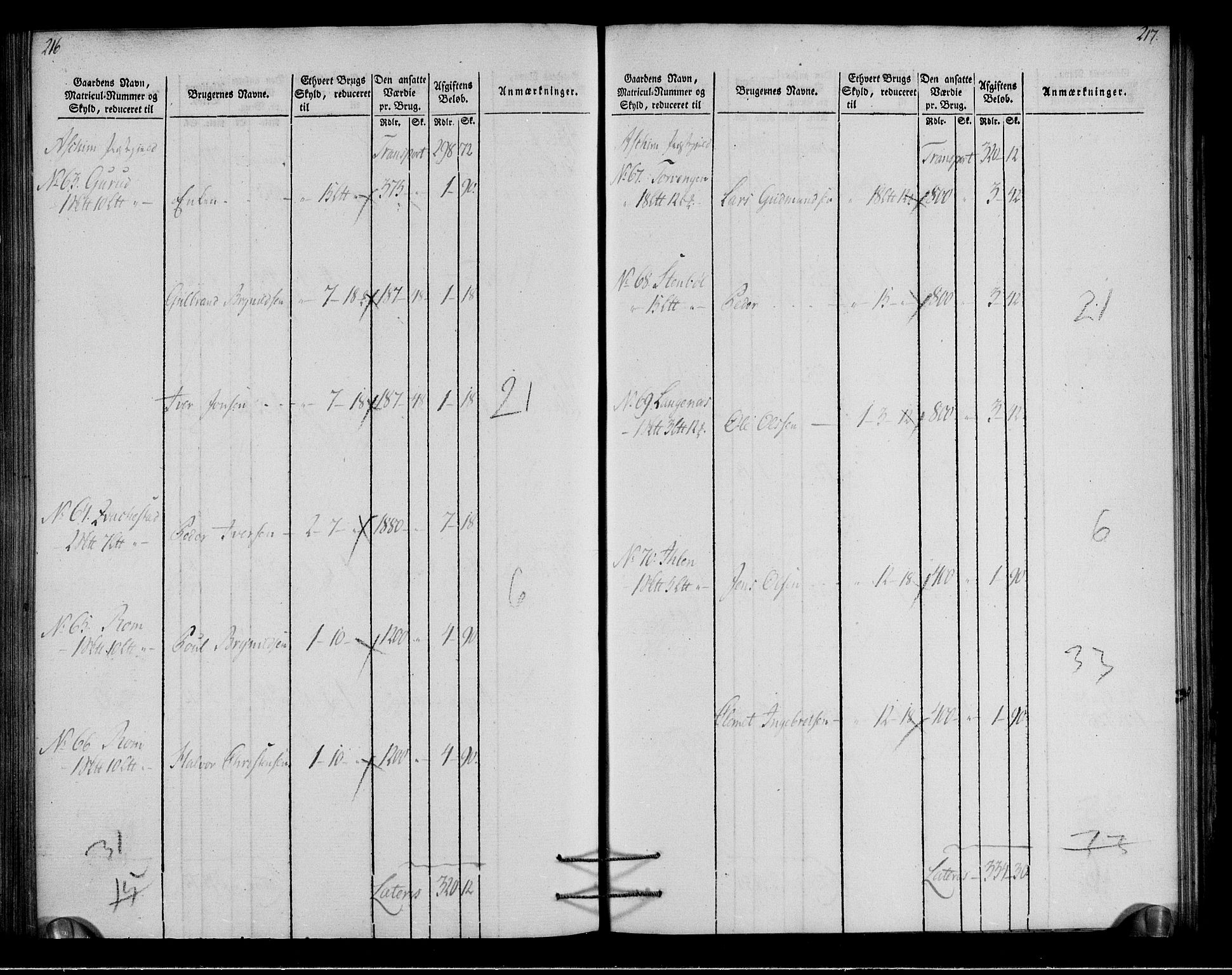 Rentekammeret inntil 1814, Realistisk ordnet avdeling, AV/RA-EA-4070/N/Ne/Nea/L0003: Rakkestad, Heggen og Frøland fogderi. Oppebørselsregister, 1803, s. 111