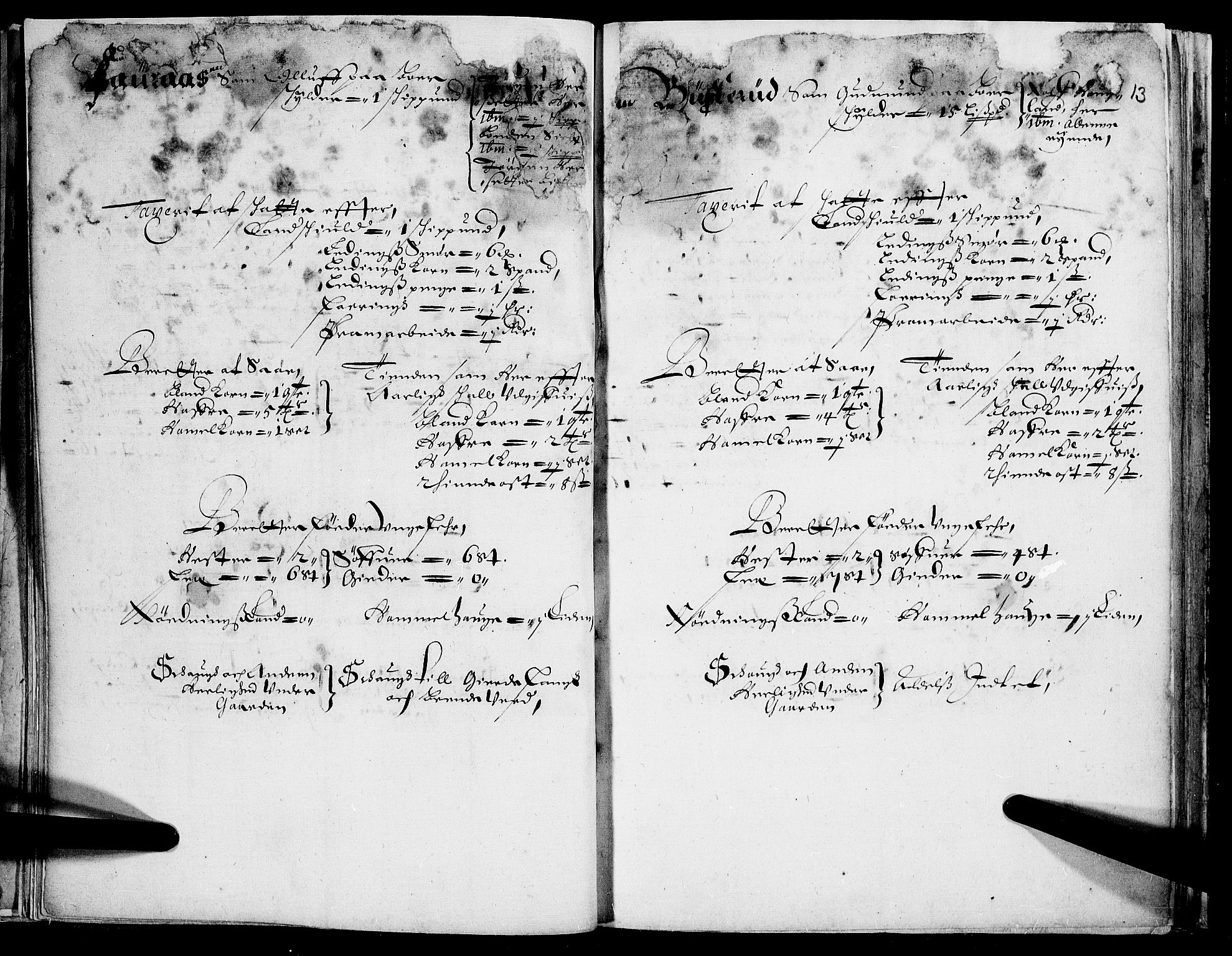 Rentekammeret inntil 1814, Realistisk ordnet avdeling, AV/RA-EA-4070/N/Nb/Nba/L0001: Heggen og Frøland fogderi, 1668, s. 12b-13a
