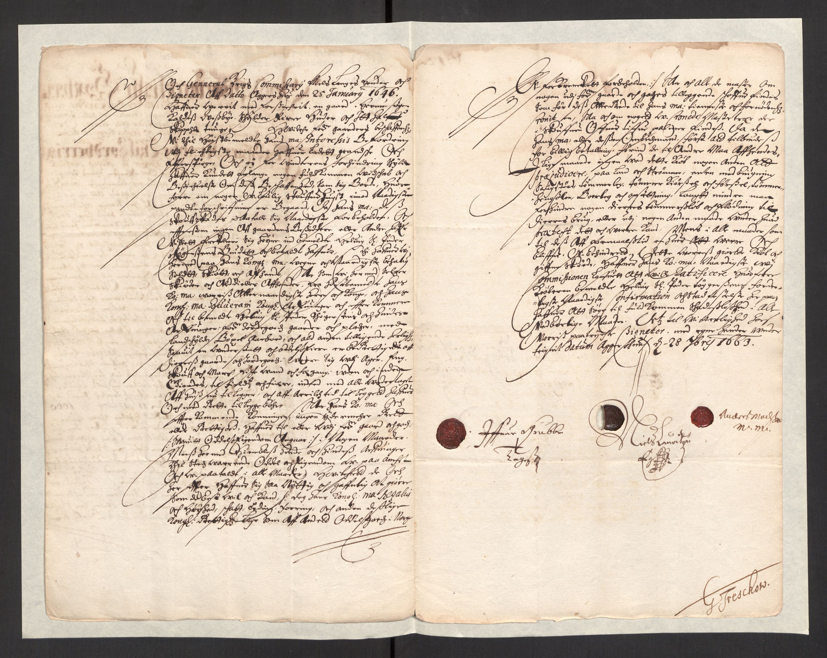 Rentekammeret, Kammerkanselliet, RA/EA-3111/G/Gg/Ggj/Ggja/L0001a: Skjøter utstedt av myndigheter i Norge og senere ombyttet med kongelige konfirmasjonsskjøter, 1663-1669, s. 77