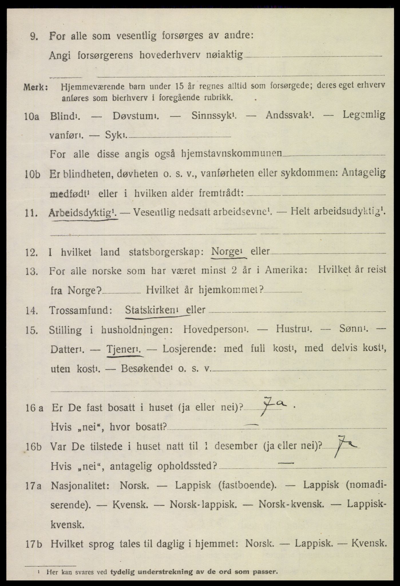 SAT, Folketelling 1920 for 1736 Snåsa herred, 1920, s. 3441