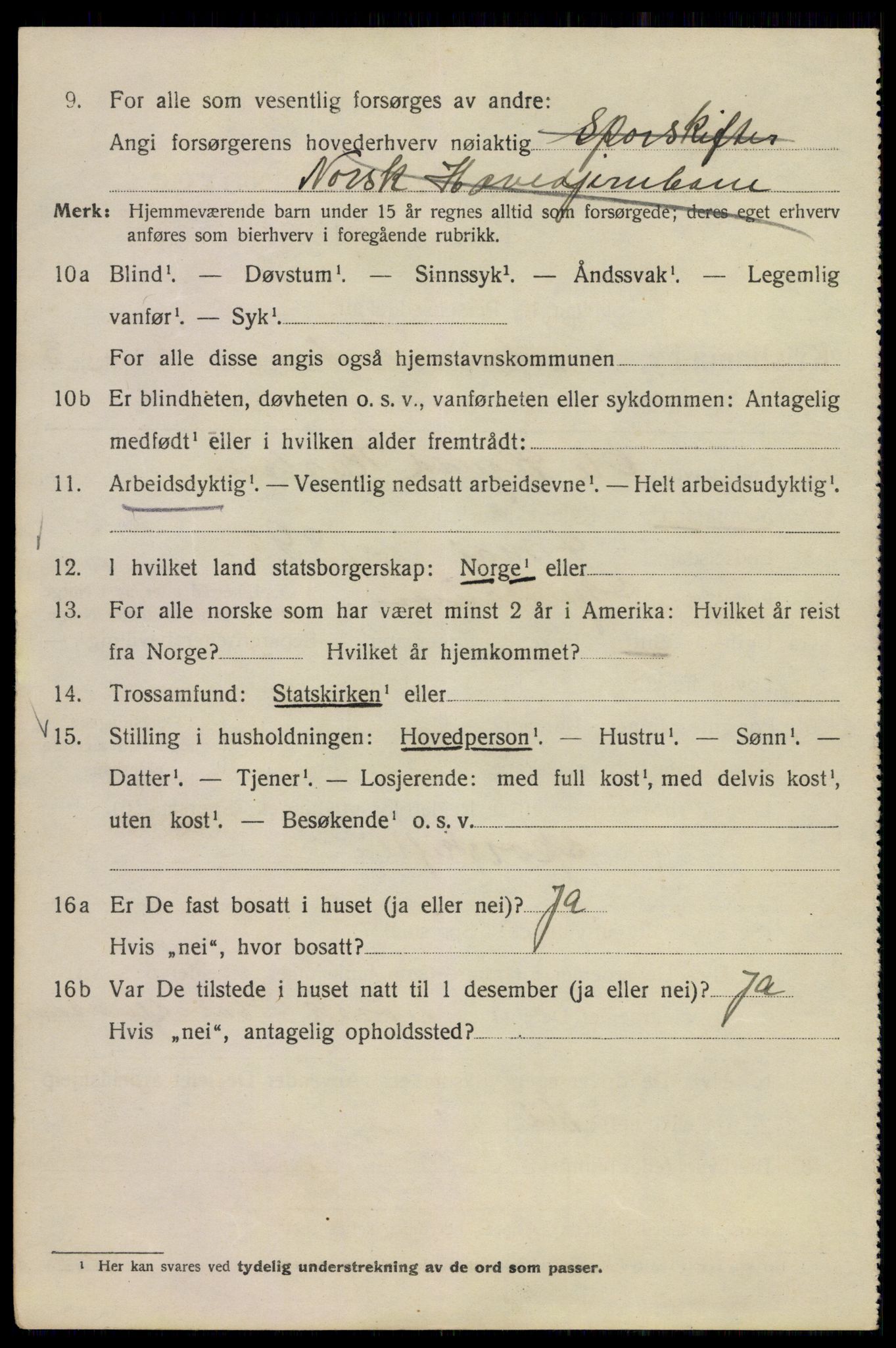 SAO, Folketelling 1920 for 0301 Kristiania kjøpstad, 1920, s. 374936