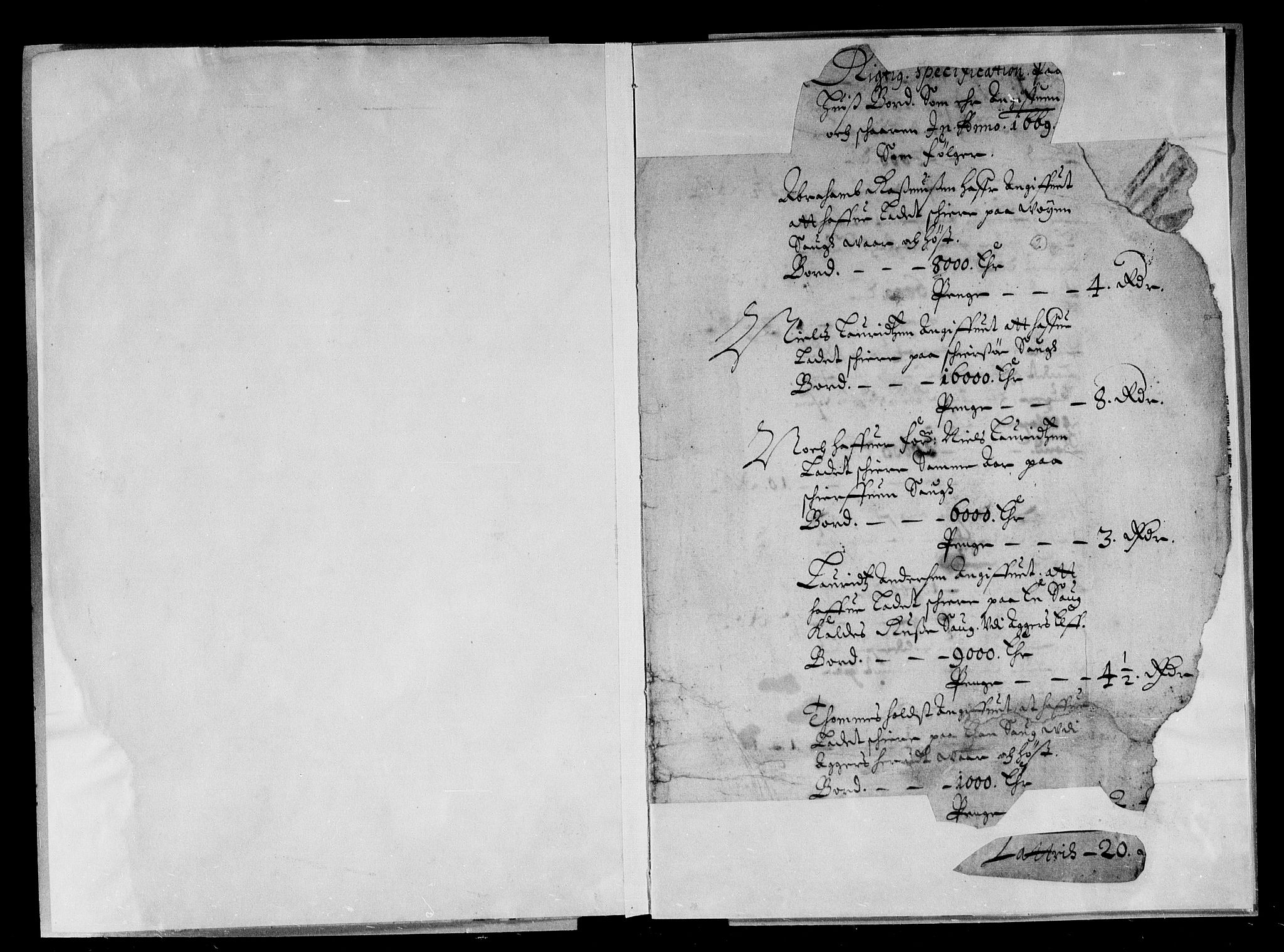 Rentekammeret inntil 1814, Reviderte regnskaper, Stiftamtstueregnskaper, Landkommissariatet på Akershus og Akershus stiftamt, AV/RA-EA-5869/R/Rb/L0064: Akershus stiftamt, 1669