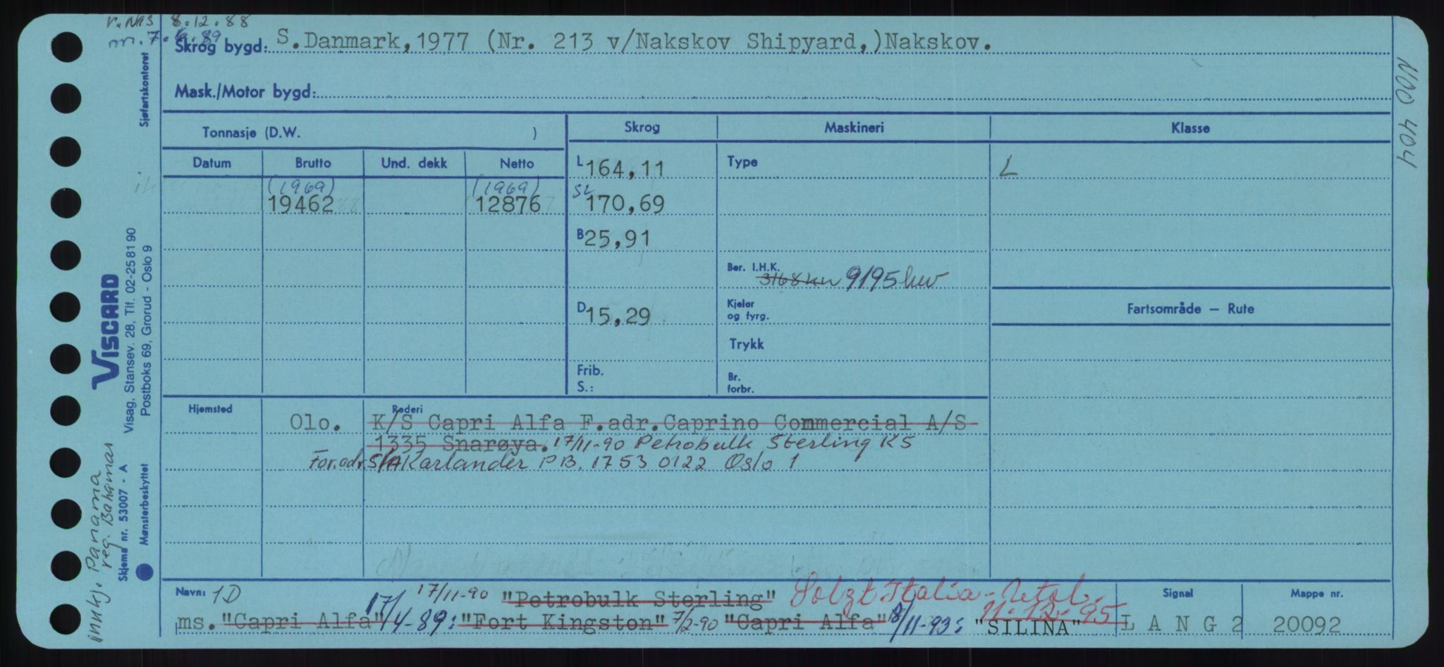 Sjøfartsdirektoratet med forløpere, Skipsmålingen, AV/RA-S-1627/H/Hd/L0033: Fartøy, Sevi-Sjø, s. 137