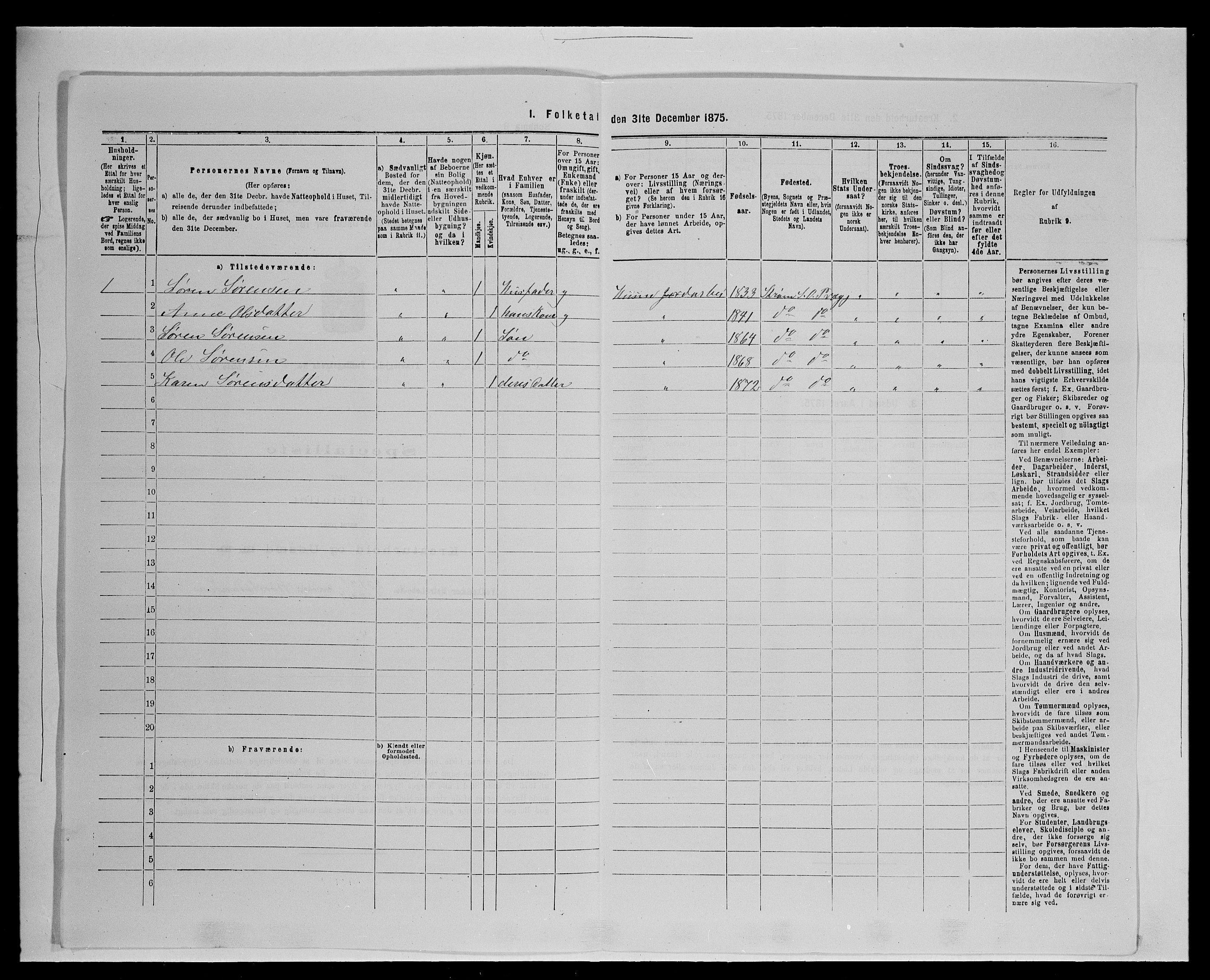 SAH, Folketelling 1875 for 0419P Sør-Odal prestegjeld, 1875, s. 403