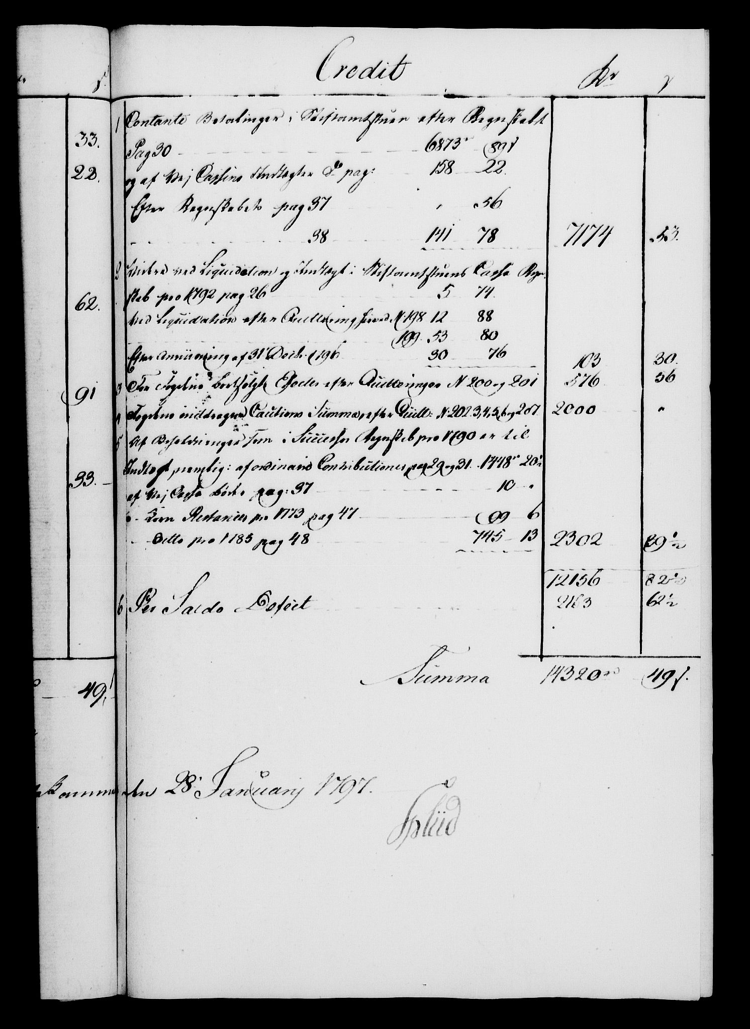 Rentekammeret, Kammerkanselliet, AV/RA-EA-3111/G/Gf/Gfa/L0079: Norsk relasjons- og resolusjonsprotokoll (merket RK 52.79), 1797, s. 212