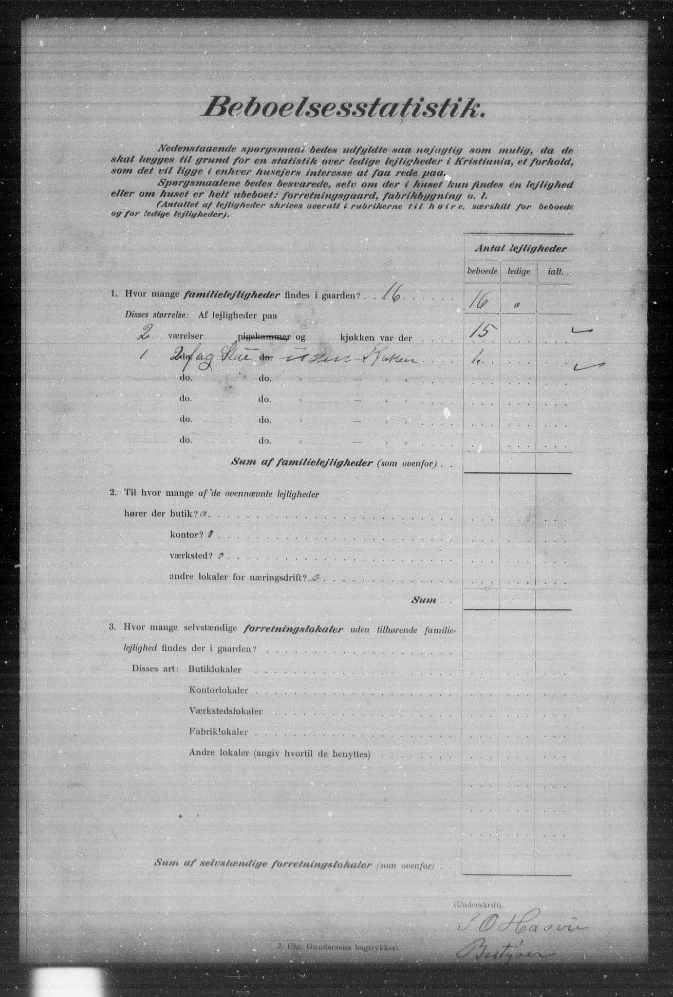 OBA, Kommunal folketelling 31.12.1903 for Kristiania kjøpstad, 1903, s. 15780