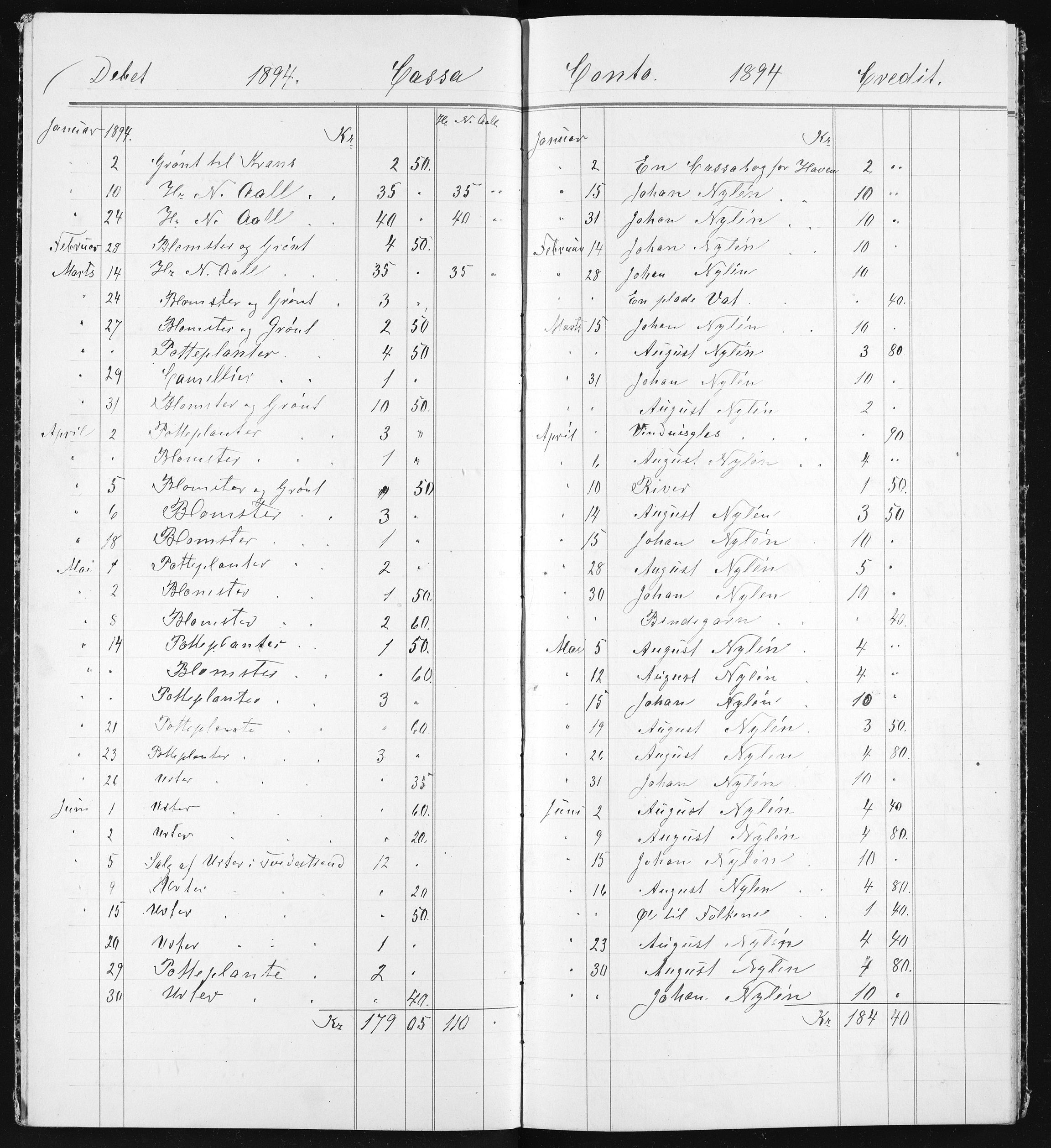 Familien Aalls privatarkiv , NESJ/NJM-005/E-00003/L0001/0001/0008: Dag- og notatbøker / Dølner bokpakke 001, 1894-1909