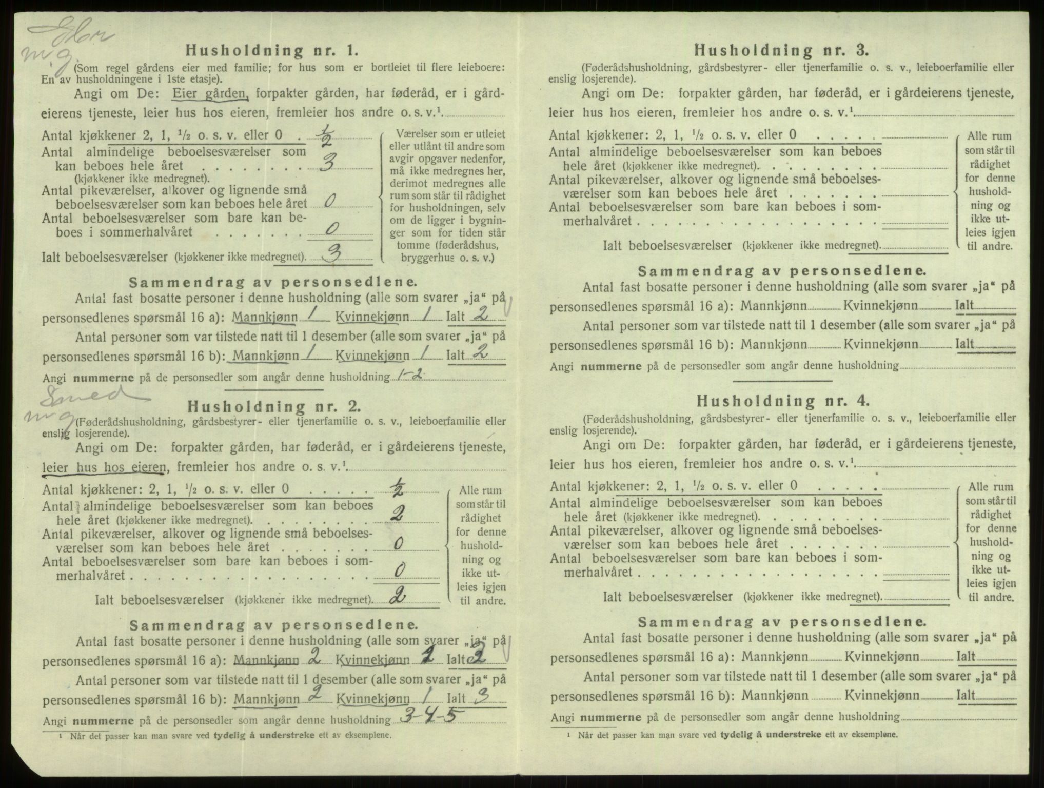 SAB, Folketelling 1920 for 1443 Eid herred, 1920, s. 321