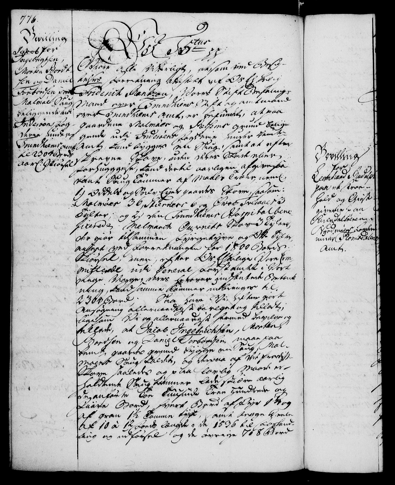 Rentekammeret, Kammerkanselliet, AV/RA-EA-3111/G/Gg/Gga/L0007: Norsk ekspedisjonsprotokoll med register (merket RK 53.7), 1759-1768, s. 776