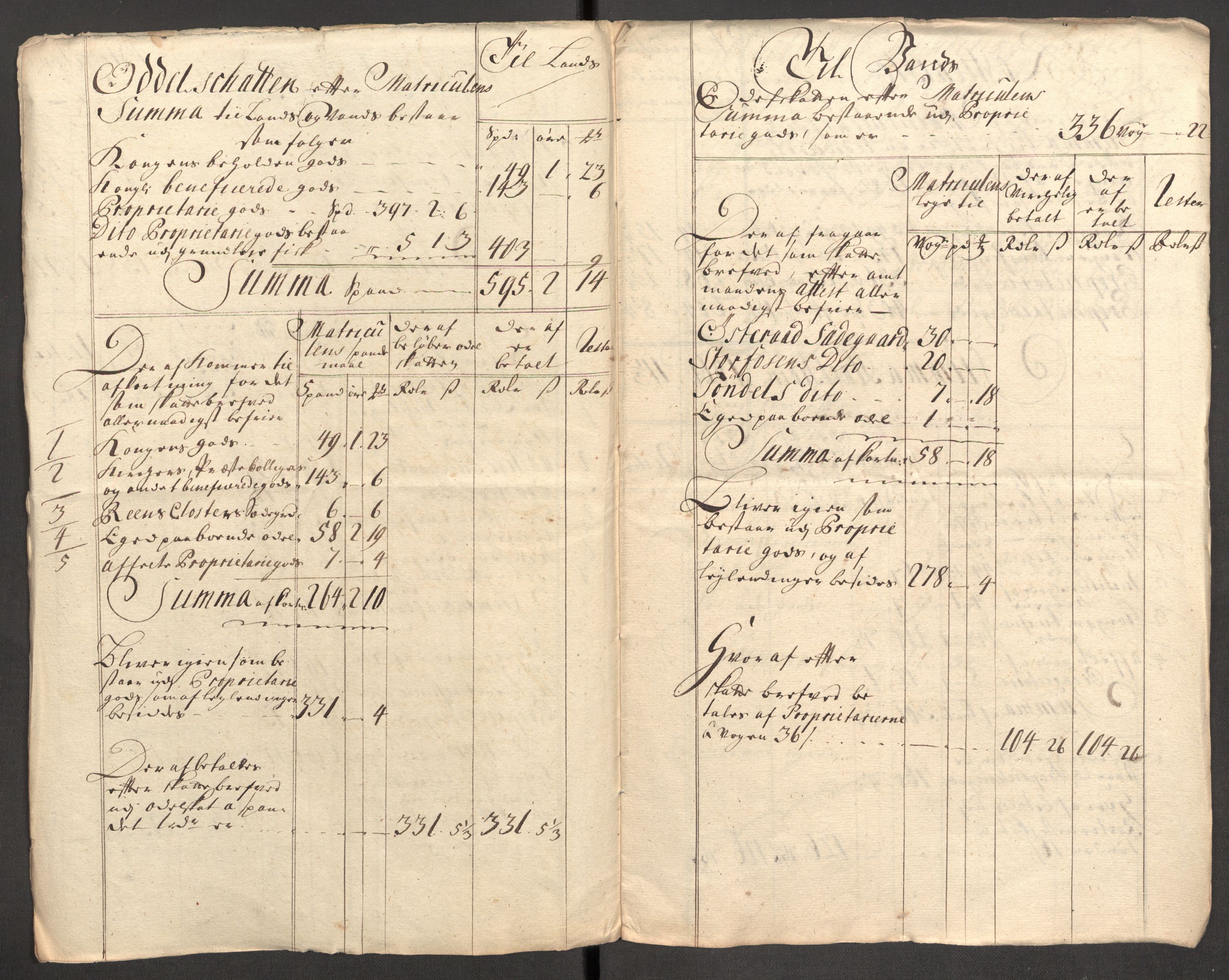Rentekammeret inntil 1814, Reviderte regnskaper, Fogderegnskap, RA/EA-4092/R57/L3858: Fogderegnskap Fosen, 1708-1709, s. 489