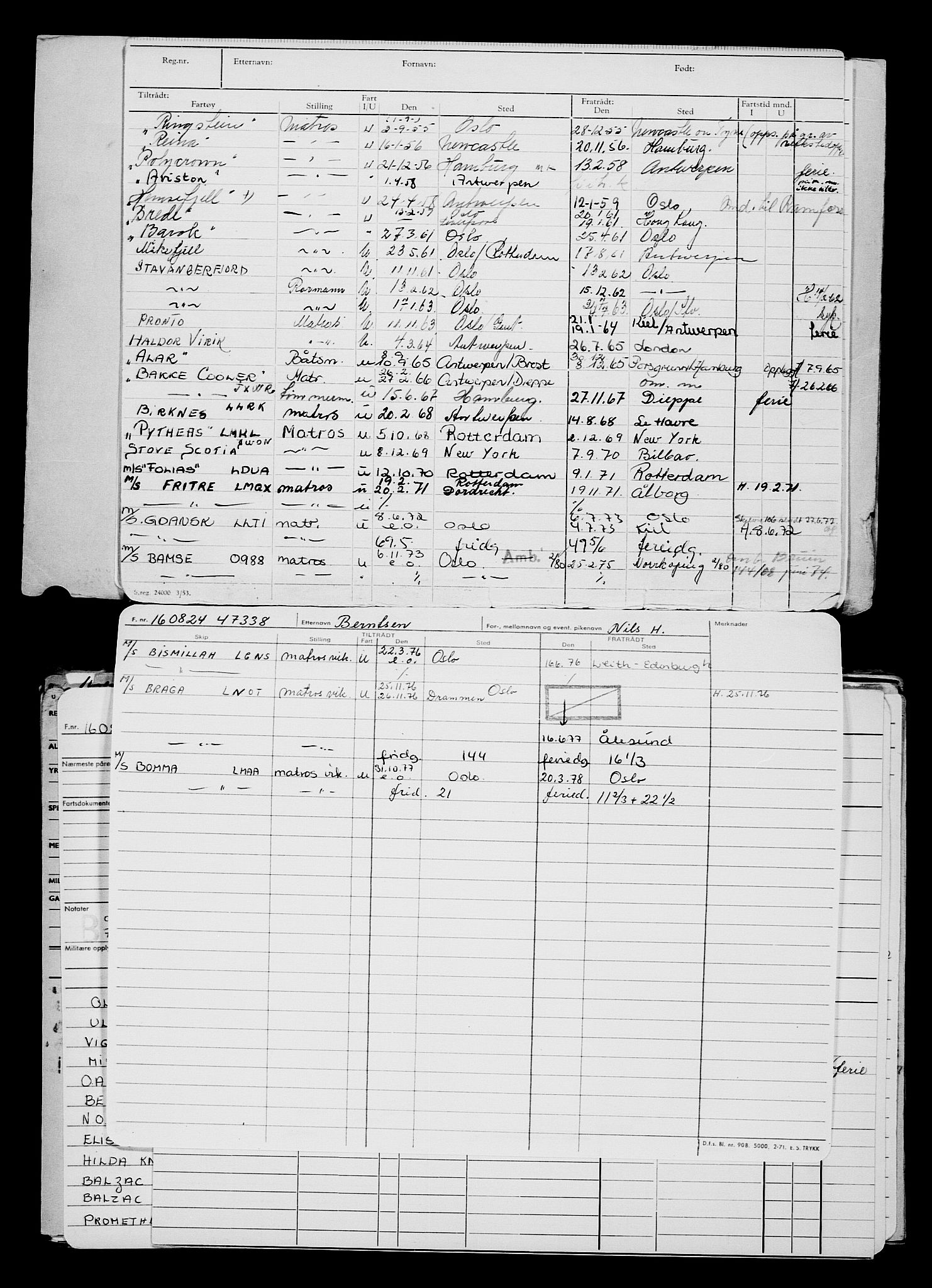 Direktoratet for sjømenn, AV/RA-S-3545/G/Gb/L0235: Hovedkort, 1924, s. 39