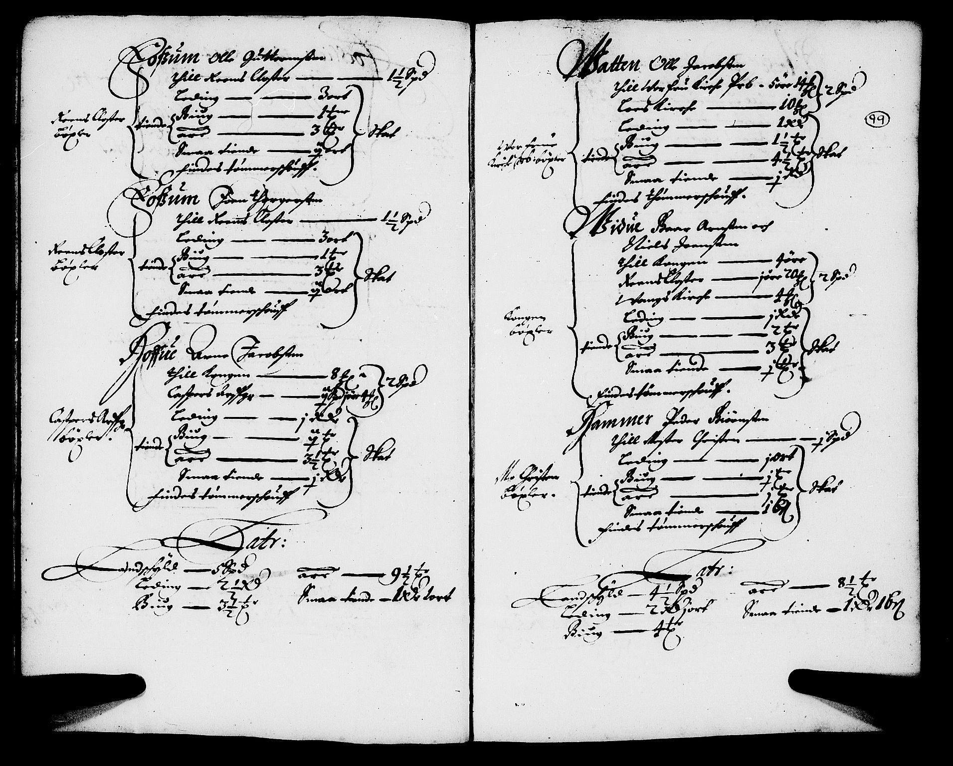 Rentekammeret inntil 1814, Realistisk ordnet avdeling, AV/RA-EA-4070/N/Nb/Nba/L0054: Stjørdal len, 1669, s. 98b-99a