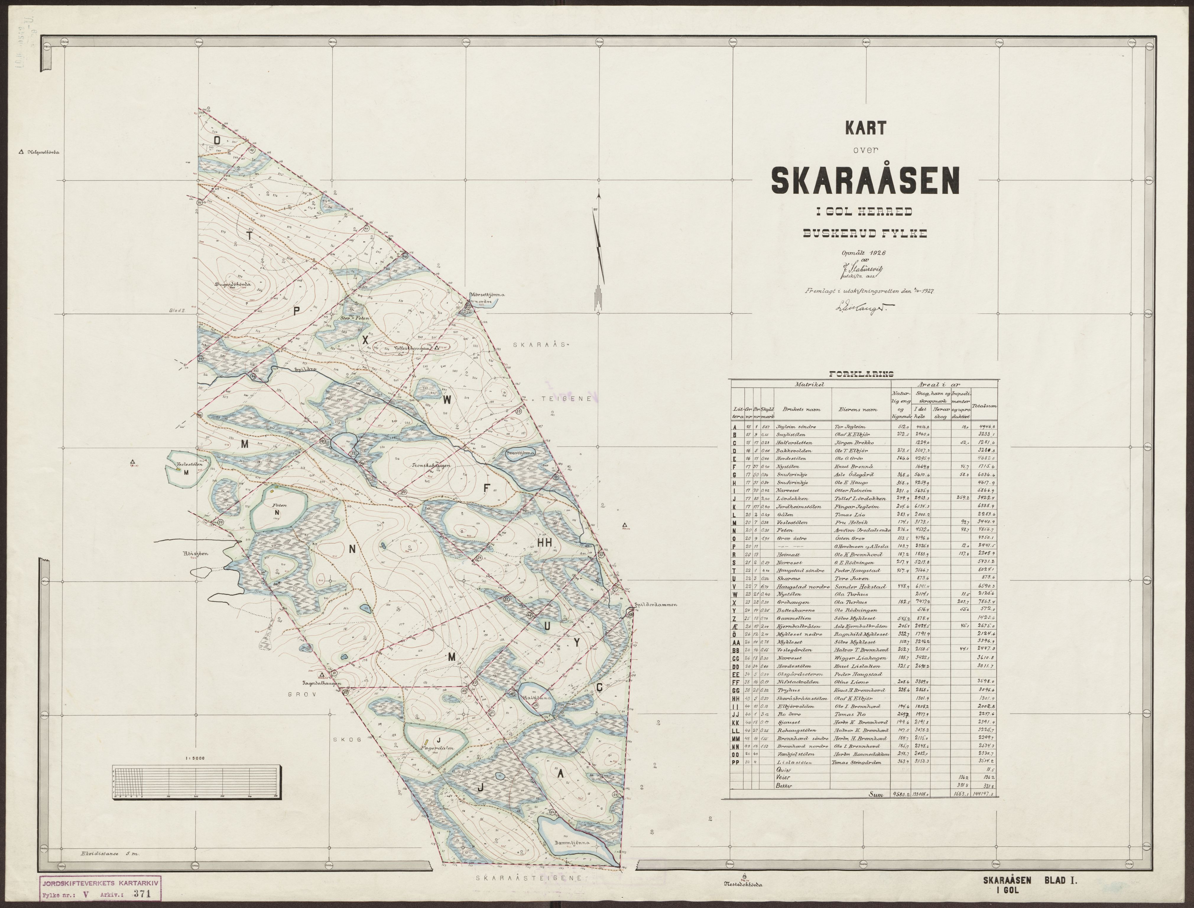 Jordskifteverkets kartarkiv, RA/S-3929/T, 1859-1988, s. 522