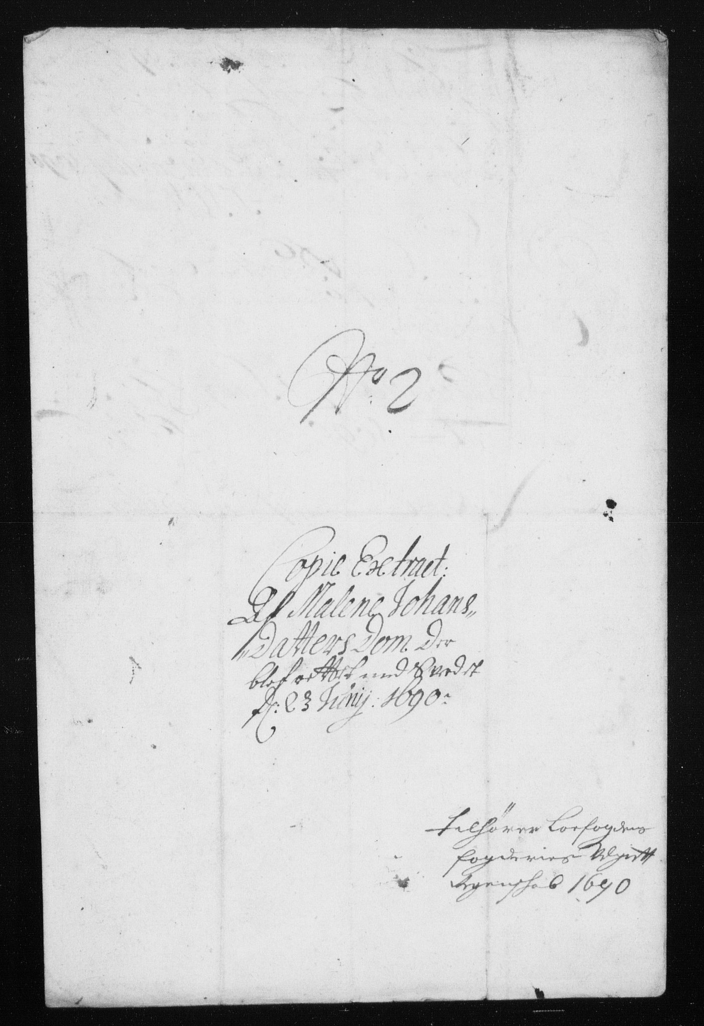 Rentekammeret inntil 1814, Reviderte regnskaper, Stiftamtstueregnskaper, Trondheim stiftamt og Nordland amt, AV/RA-EA-6044/R/Rh/L0015: Nordland amt, 1690