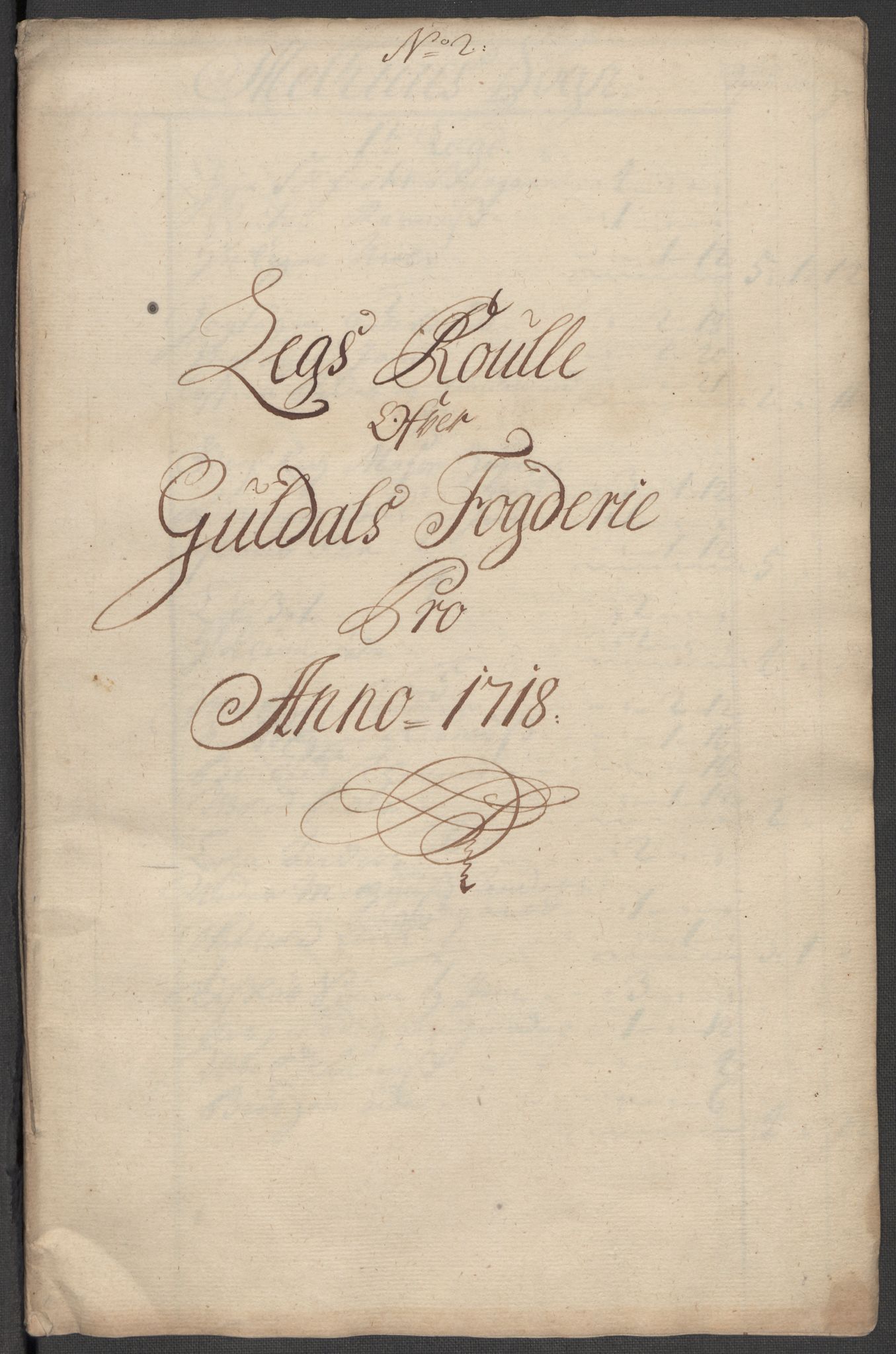 Rentekammeret inntil 1814, Reviderte regnskaper, Fogderegnskap, RA/EA-4092/R60/L3972: Fogderegnskap Orkdal og Gauldal, 1718, s. 6