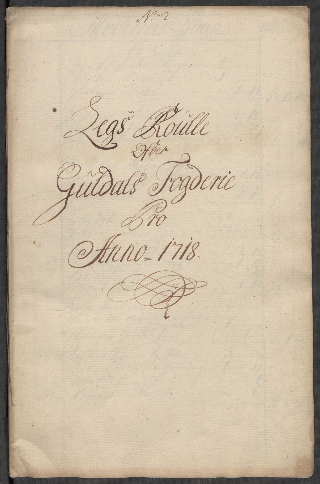 Rentekammeret inntil 1814, Reviderte regnskaper, Fogderegnskap, AV/RA-EA-4092/R60/L3972: Fogderegnskap Orkdal og Gauldal, 1718, s. 6