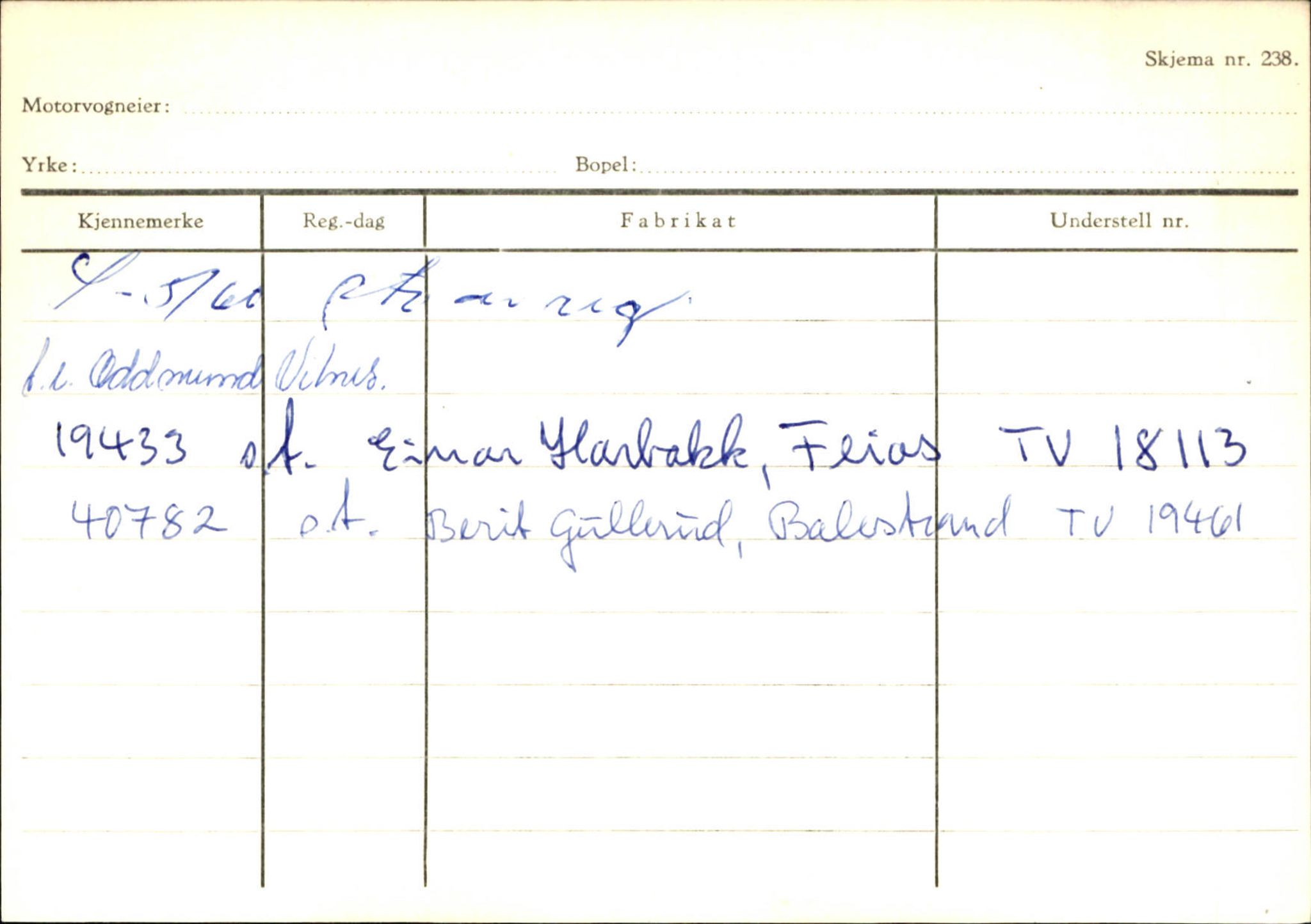 Statens vegvesen, Sogn og Fjordane vegkontor, AV/SAB-A-5301/4/F/L0130: Eigarregister Eid T-Å. Høyanger A-O, 1945-1975, s. 2250