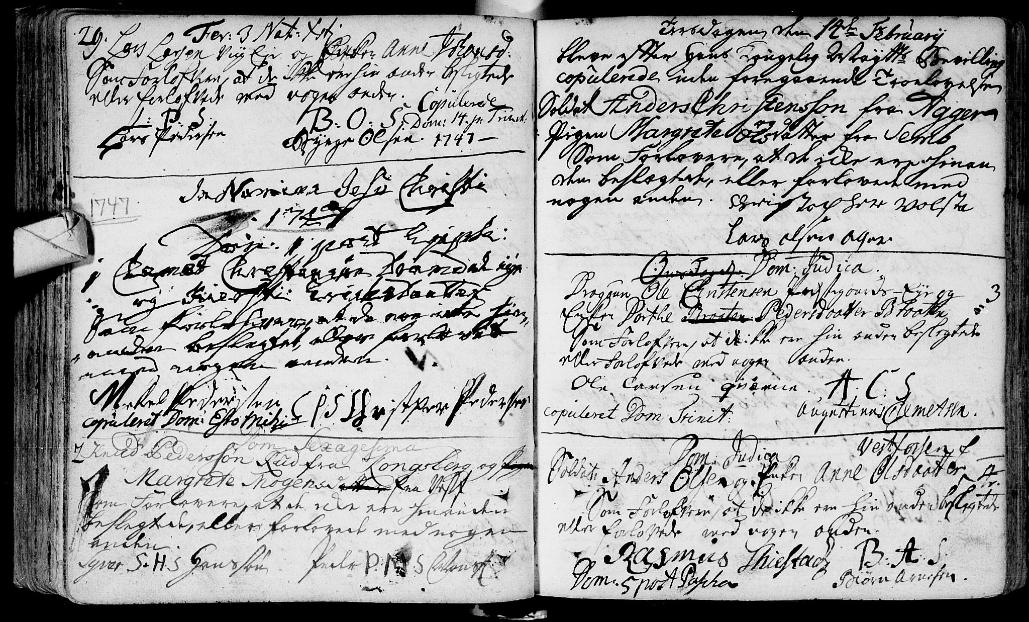 Eiker kirkebøker, AV/SAKO-A-4/F/Fa/L0005: Ministerialbok nr. I 5 /1, 1705-1759