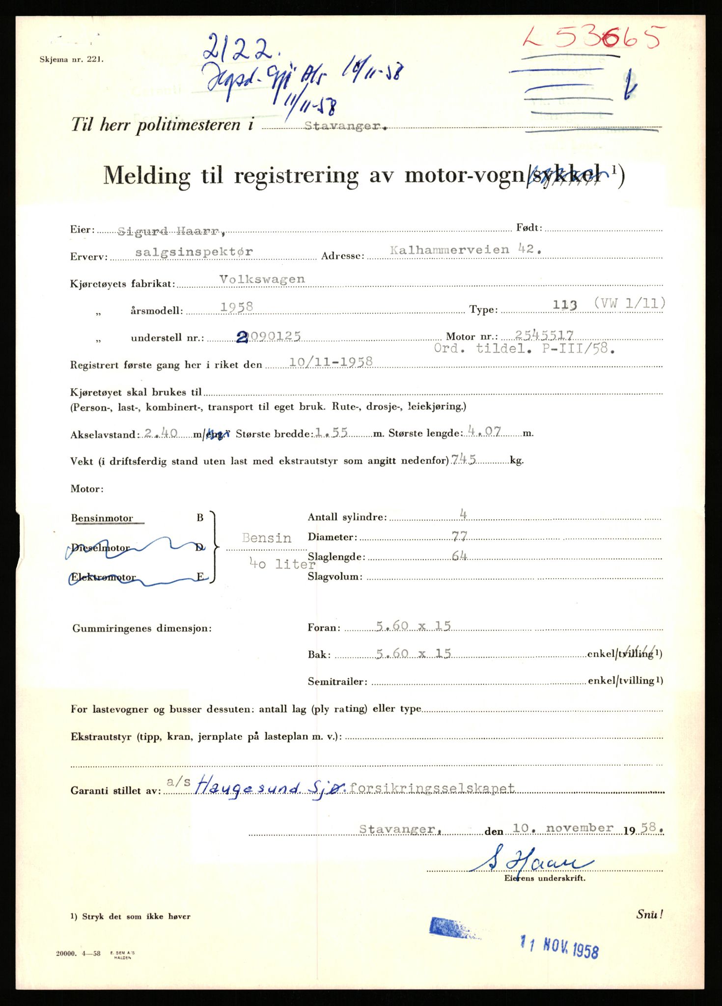 Stavanger trafikkstasjon, AV/SAST-A-101942/0/F/L0006: L-1700 - L-2149, 1930-1971, s. 1927