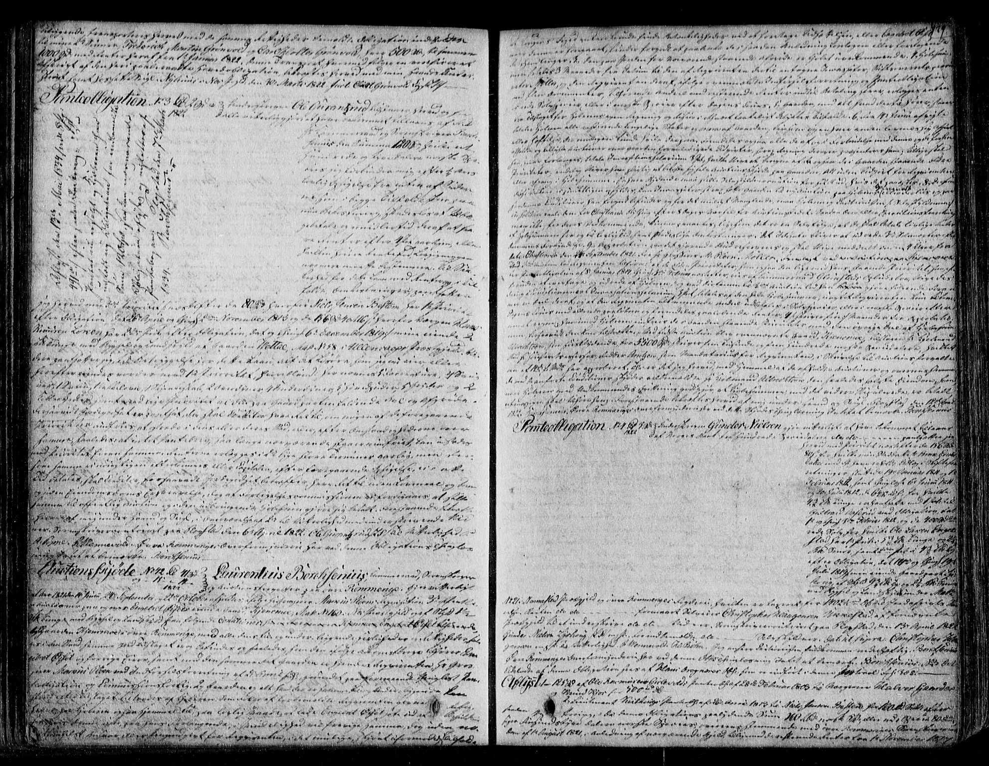 Øvre Romerike sorenskriveri, SAO/A-10649/G/Gb/L0007: Pantebok nr. 7, 1820-1829, s. 129