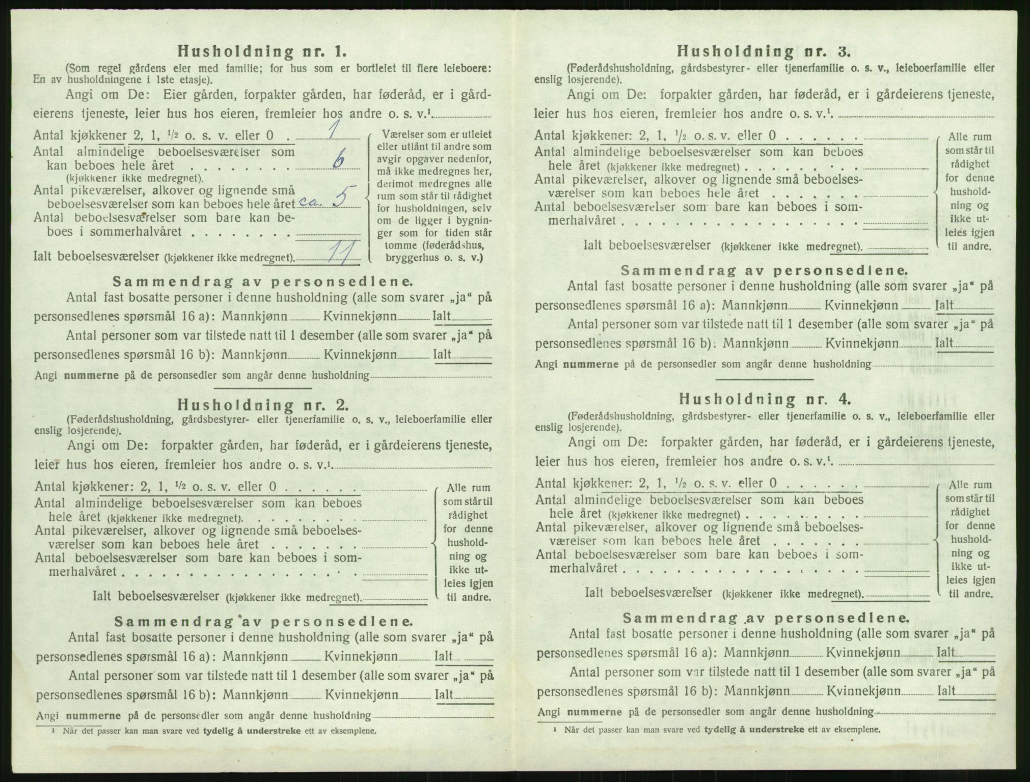 SAK, Folketelling 1920 for 0915 Dypvåg herred, 1920, s. 294