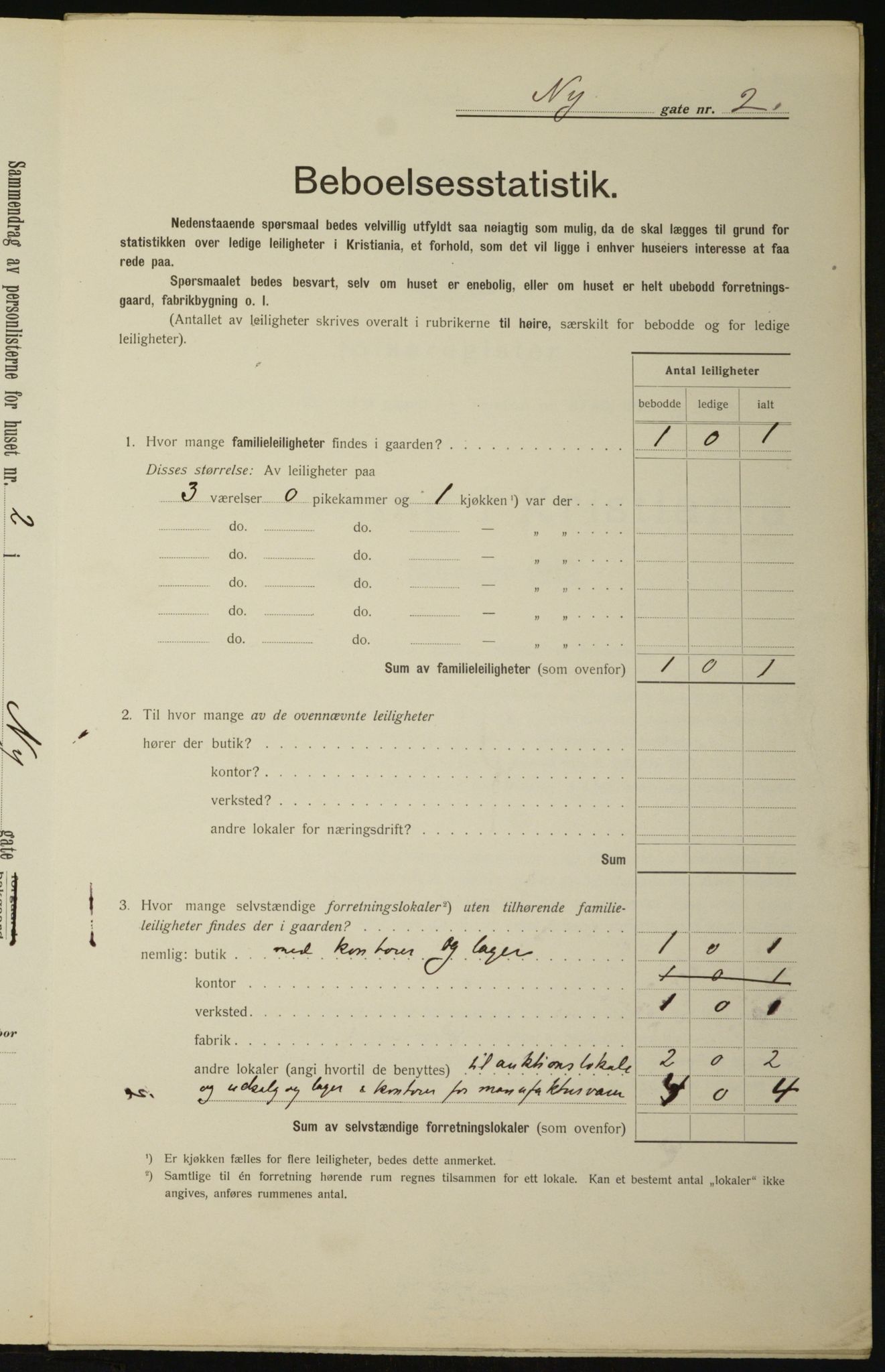 OBA, Kommunal folketelling 1.2.1912 for Kristiania, 1912, s. 74593