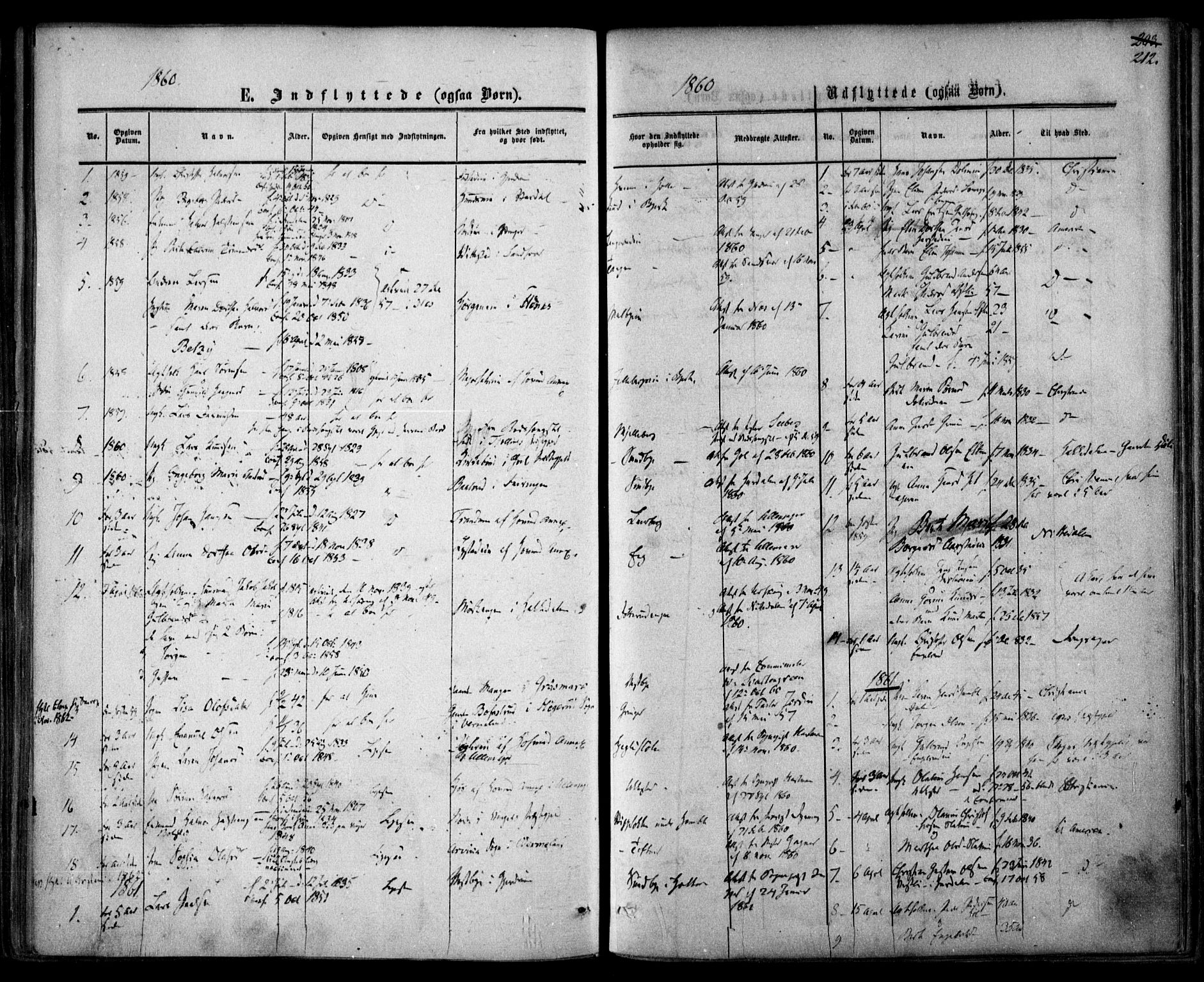 Nannestad prestekontor Kirkebøker, AV/SAO-A-10414a/F/Fa/L0012: Ministerialbok nr. I 12, 1860-1872, s. 212