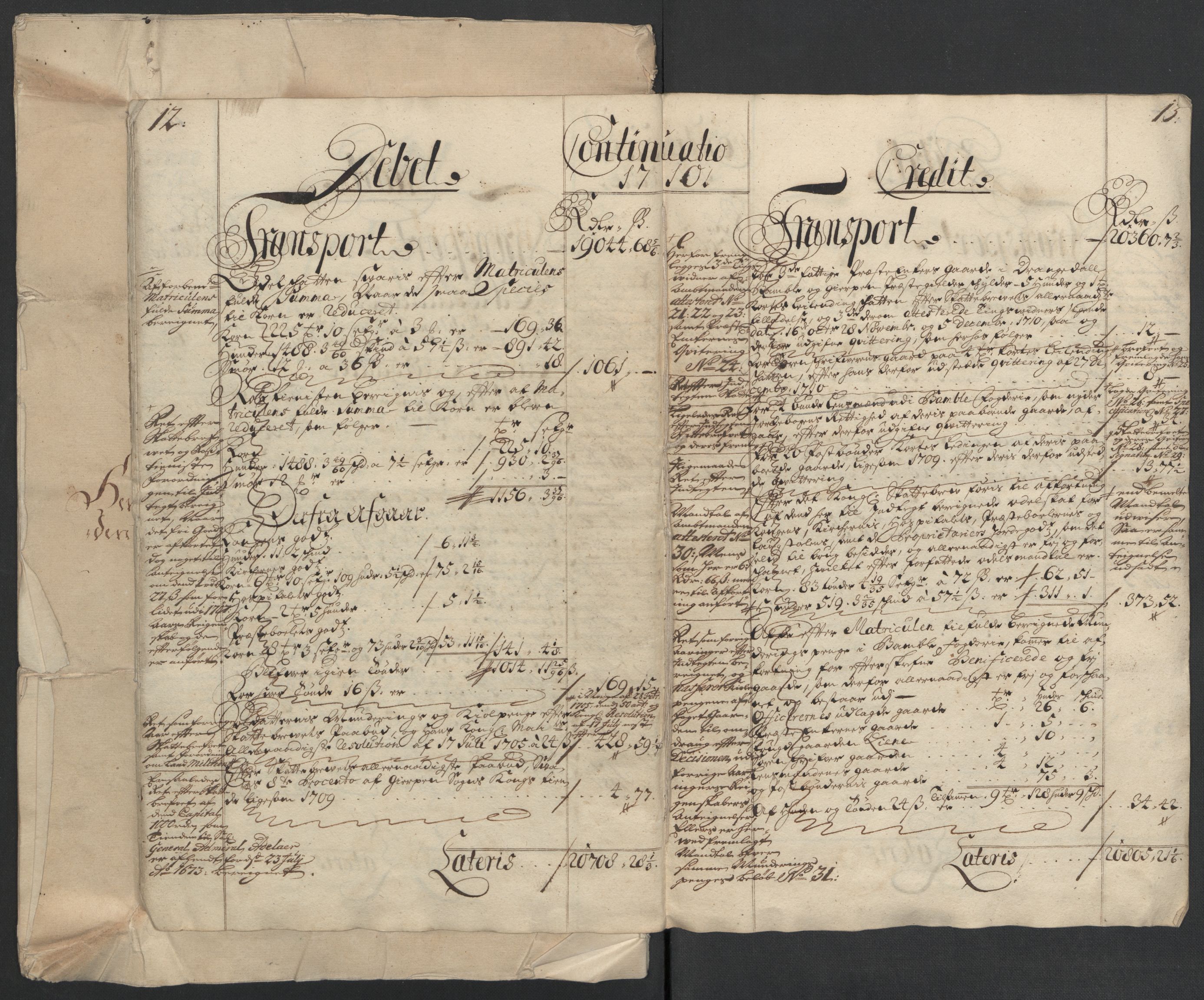 Rentekammeret inntil 1814, Reviderte regnskaper, Fogderegnskap, AV/RA-EA-4092/R36/L2119: Fogderegnskap Øvre og Nedre Telemark og Bamble, 1710, s. 19