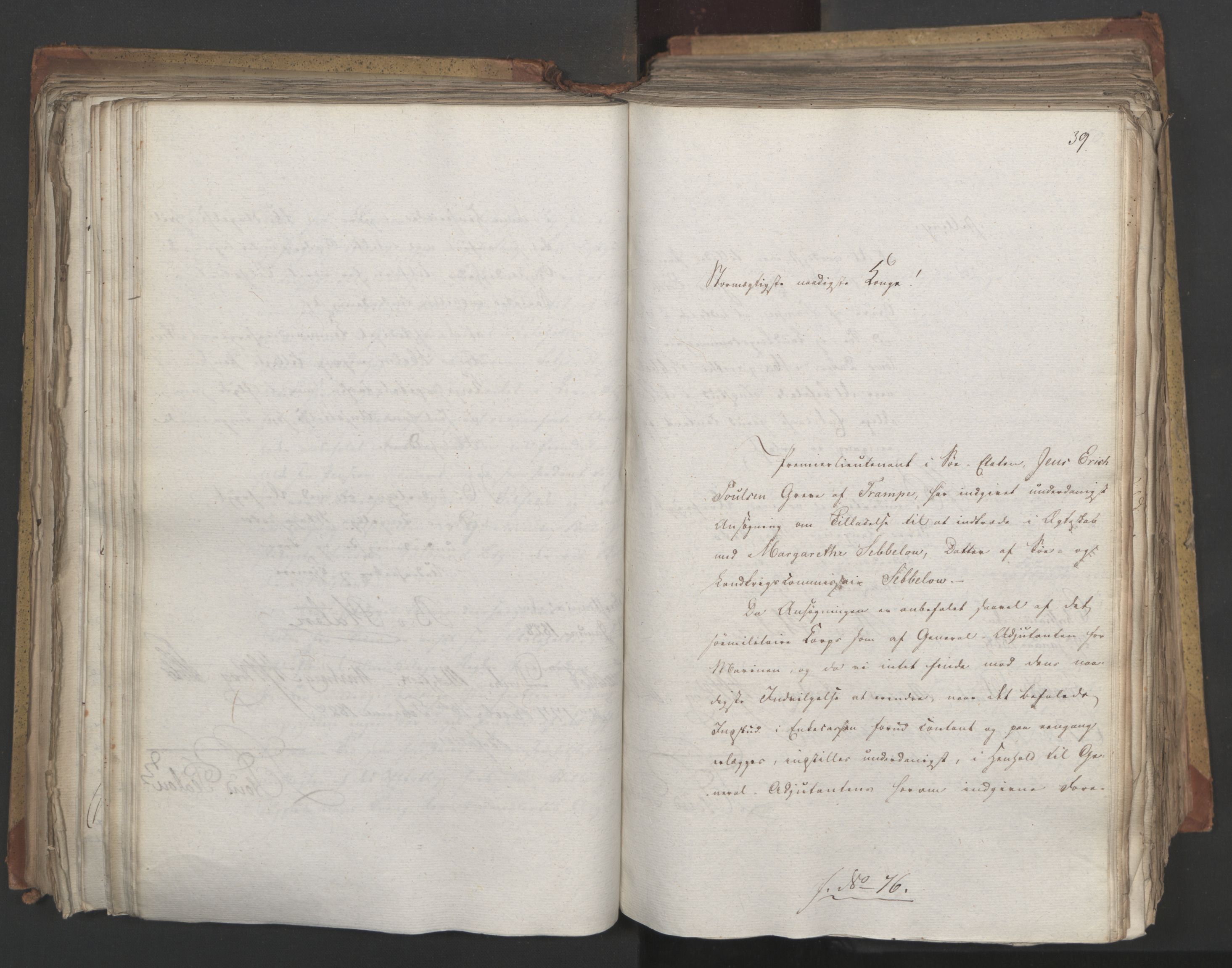 Statsrådsavdelingen i Stockholm, AV/RA-S-1003/D/Da/L0054: Regjeringsinnstillinger nr. 1-230, 1828, s. 280