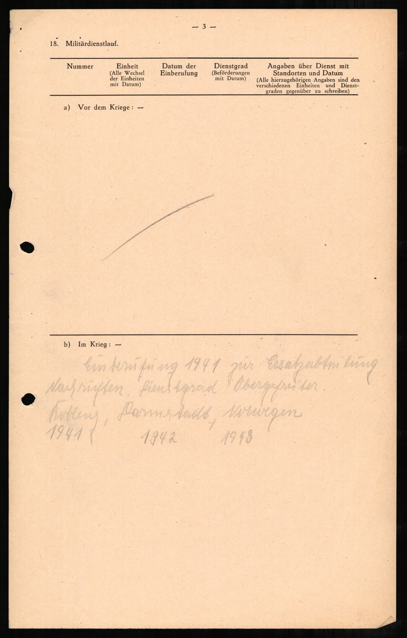 Forsvaret, Forsvarets overkommando II, AV/RA-RAFA-3915/D/Db/L0001: CI Questionaires. Tyske okkupasjonsstyrker i Norge. Tyskere., 1945-1946, s. 221