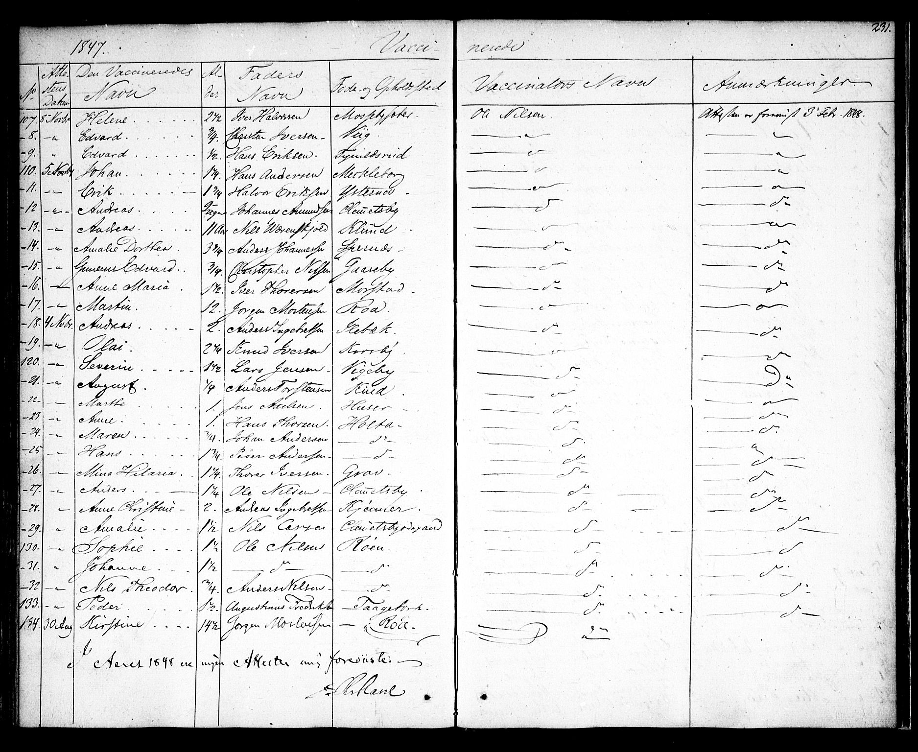 Rødenes prestekontor Kirkebøker, AV/SAO-A-2005/F/Fa/L0005: Ministerialbok nr. I 5, 1838-1849, s. 231